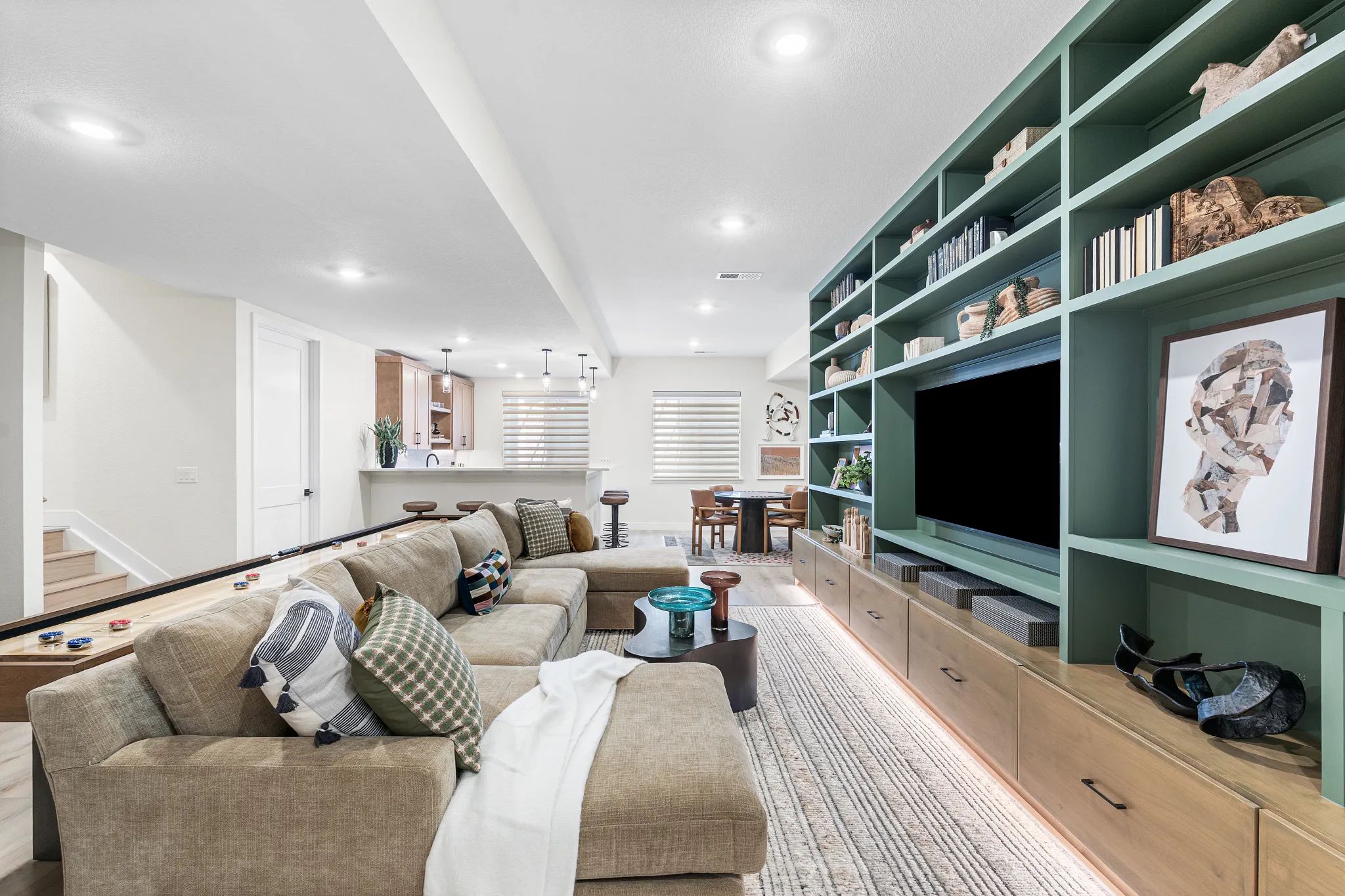 Madison Model Finished Basement