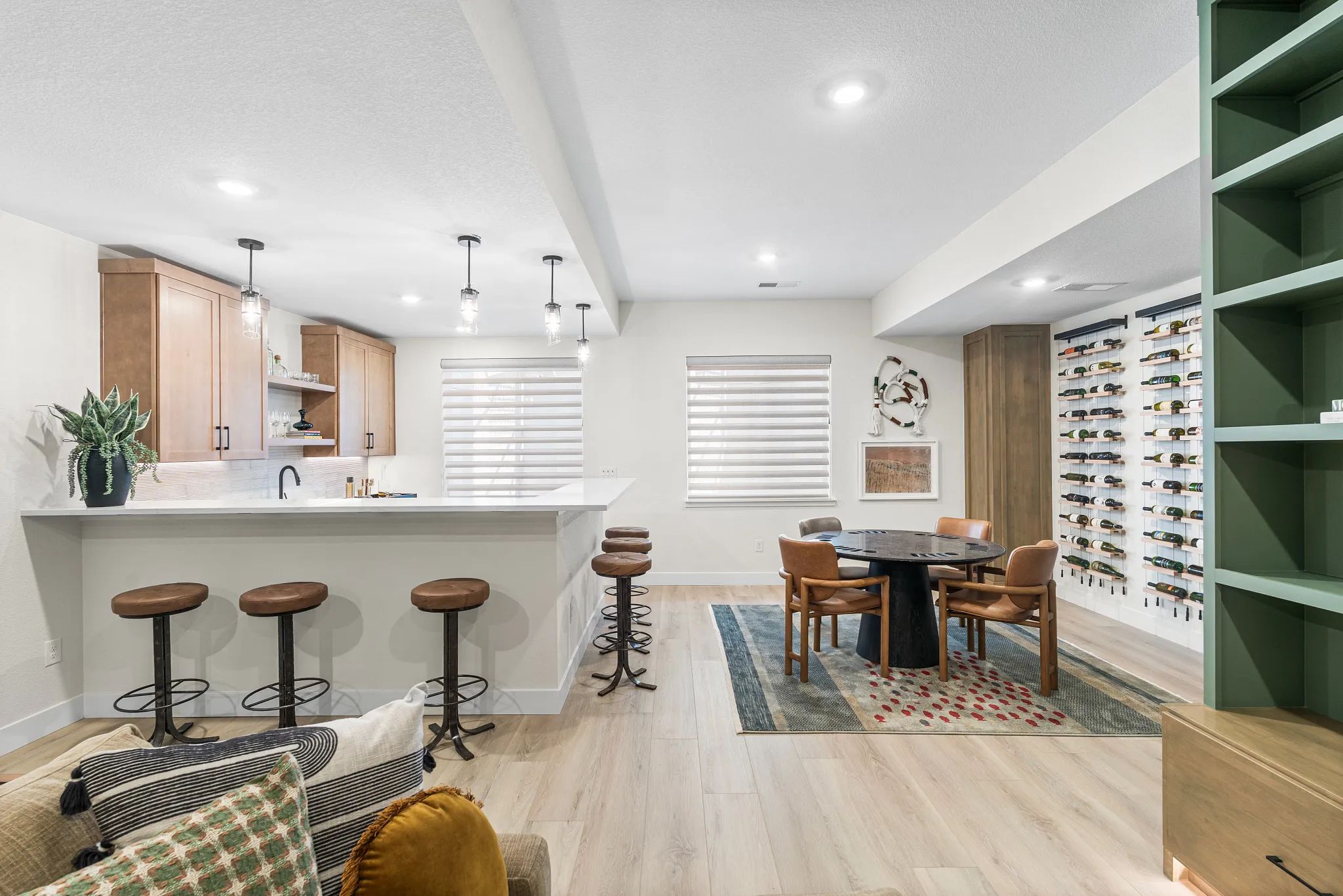 Madison Model Finished Basement
