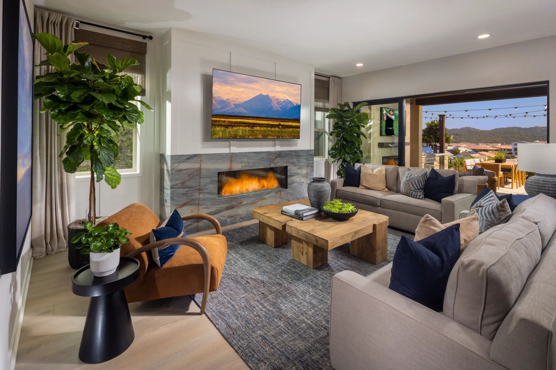 Plan 1 Model Great Room