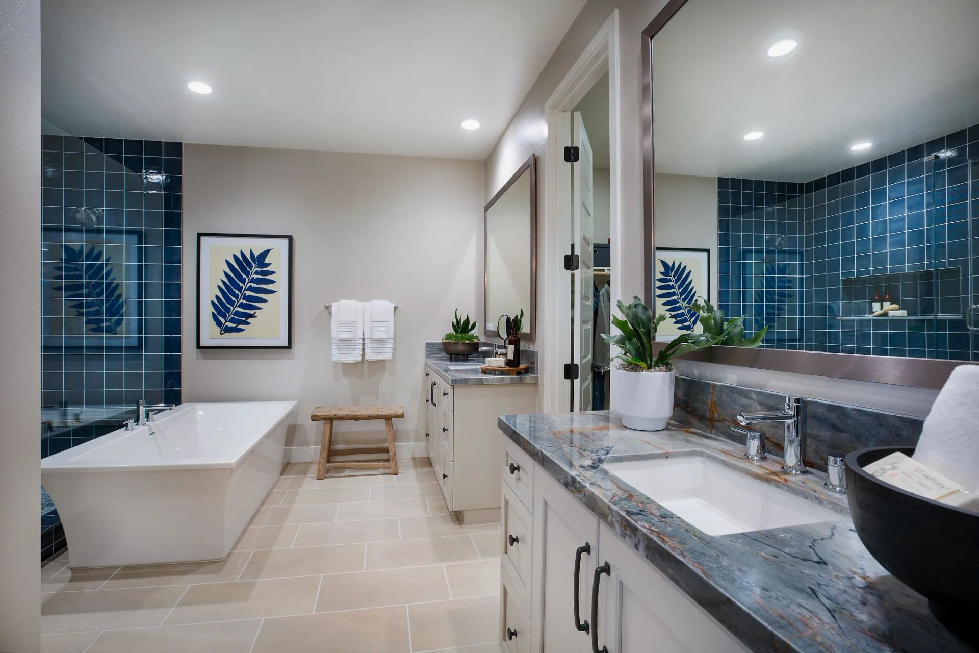 Plan 1 Model Primary Bathroom