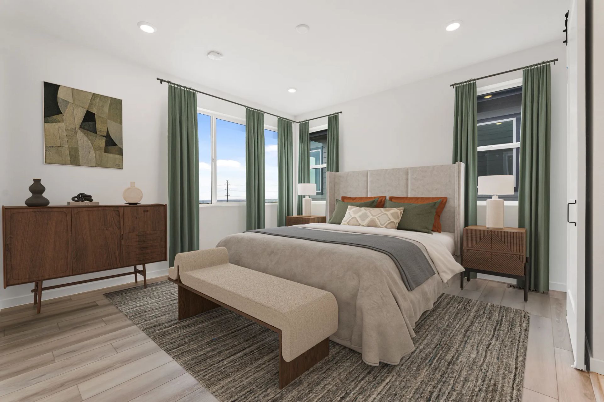 Homesite 22 Primary Bedroom - Virtually Staged