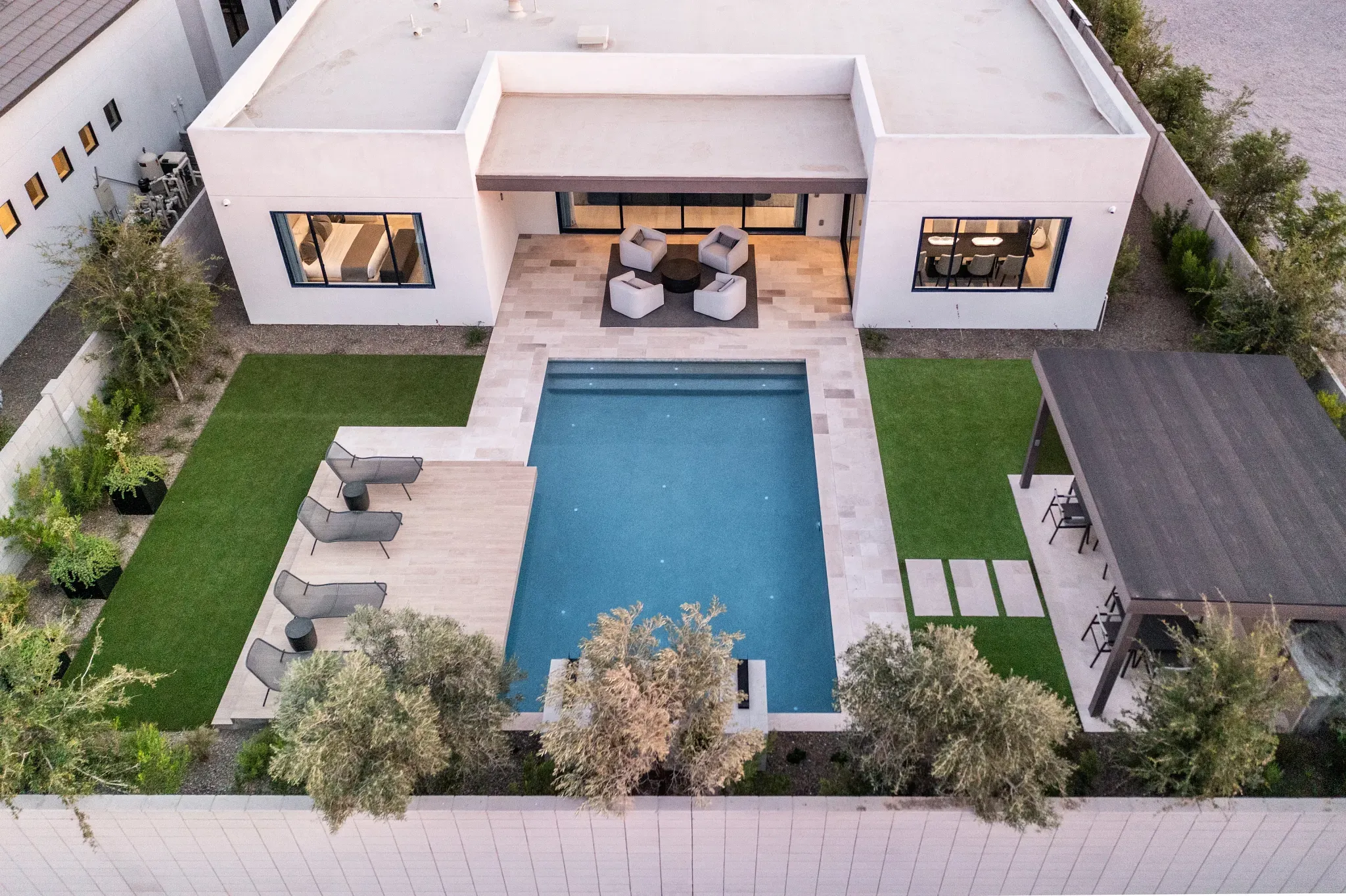 Plan 6001 Backyard