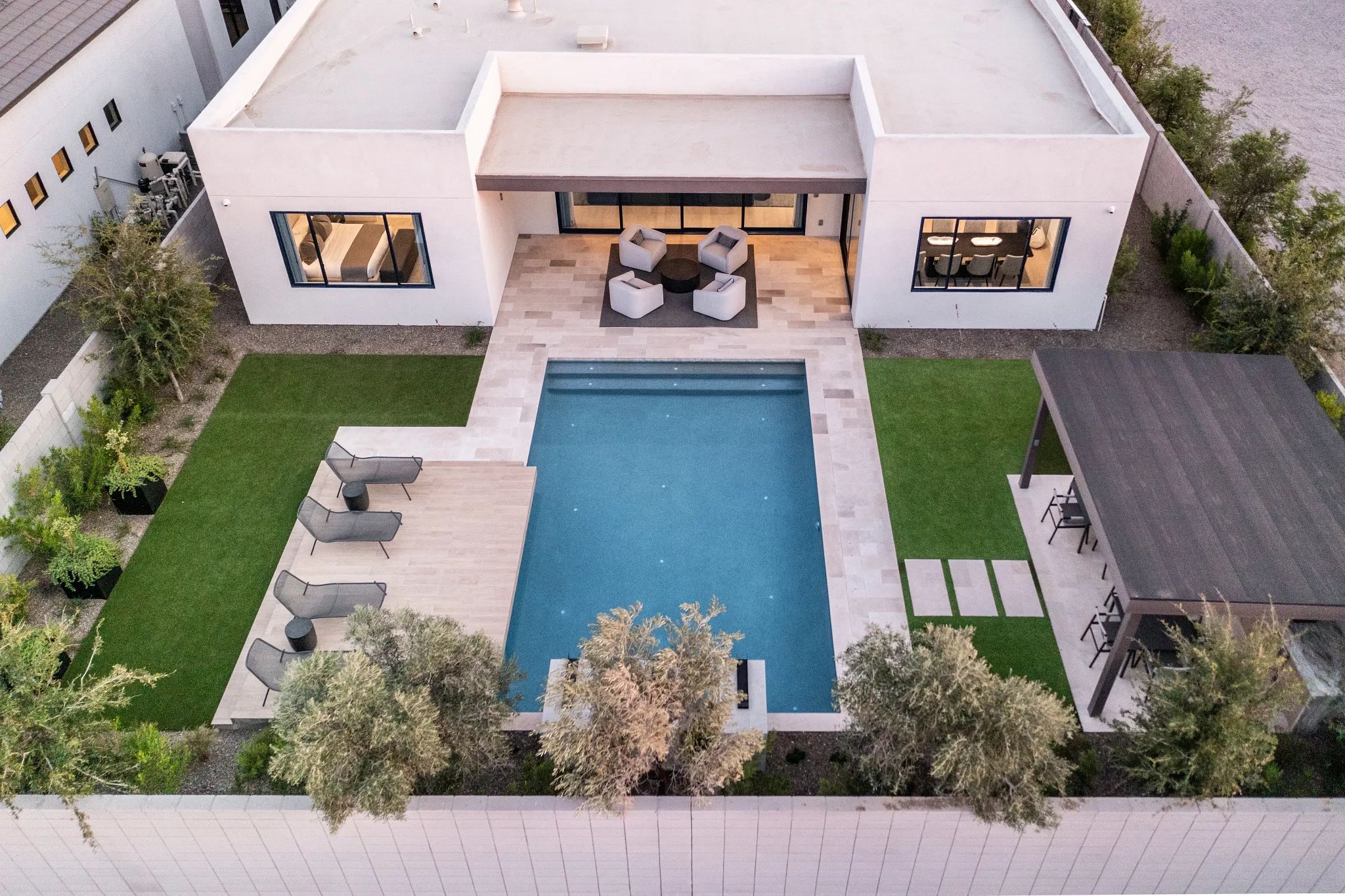 Plan 6001 Backyard