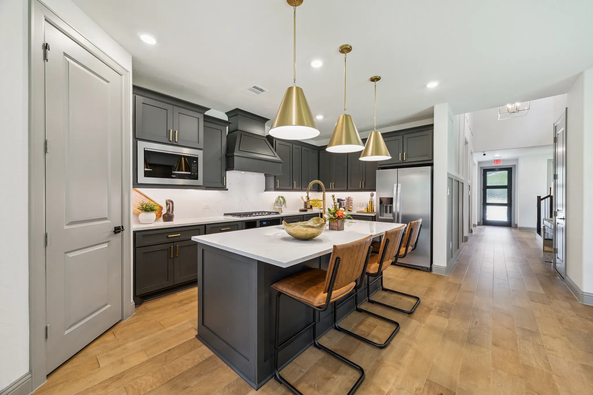 Plan 3059 kitchen - staged