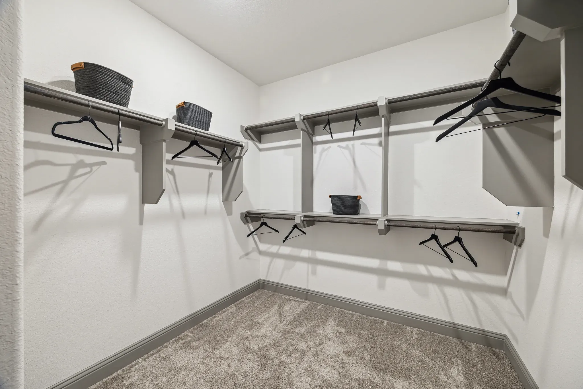 Plan 3059 closet - staged