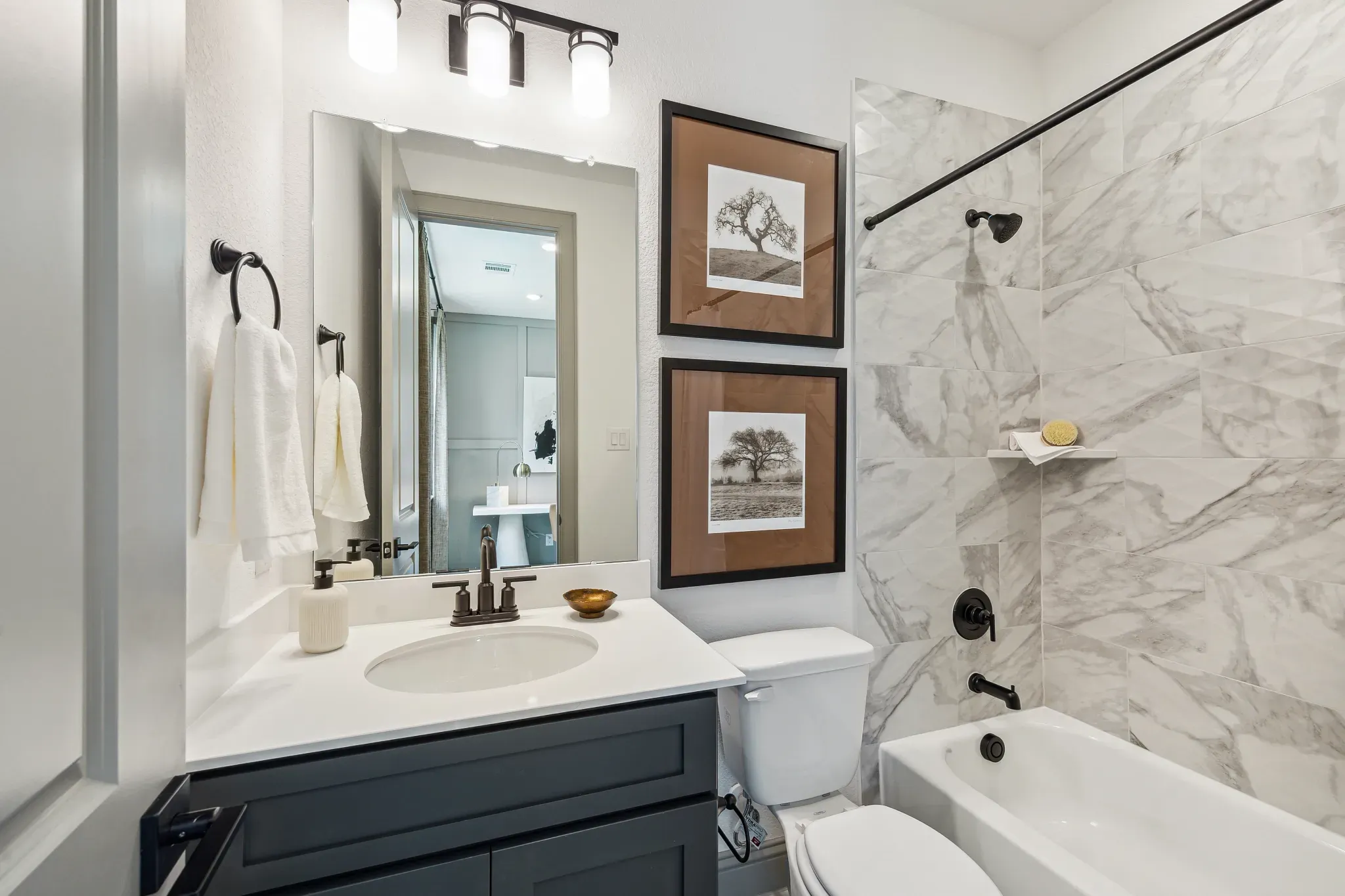 Plan 3059 bath 3 - staged