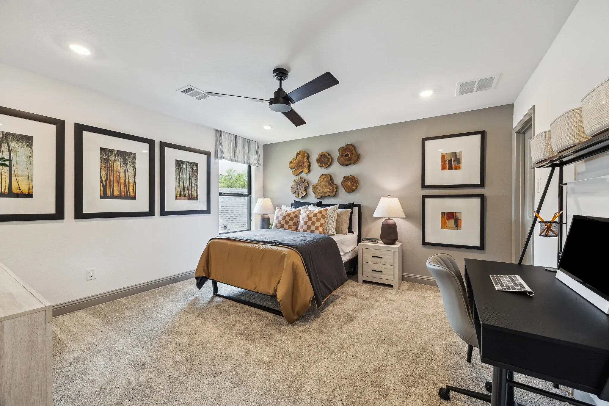 Plan 3059 bed 2 - staged