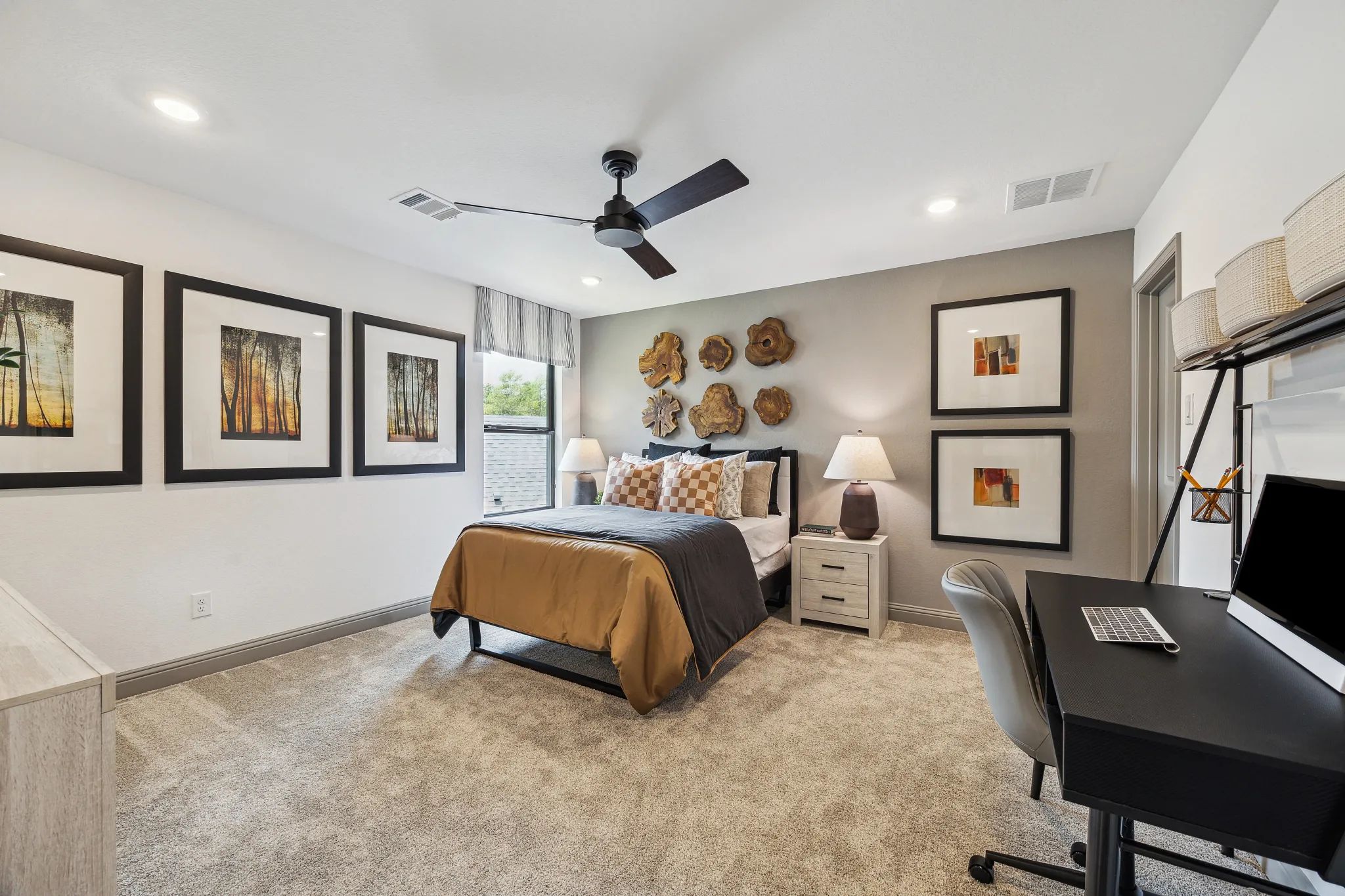 Plan 3059 bed 2 - staged