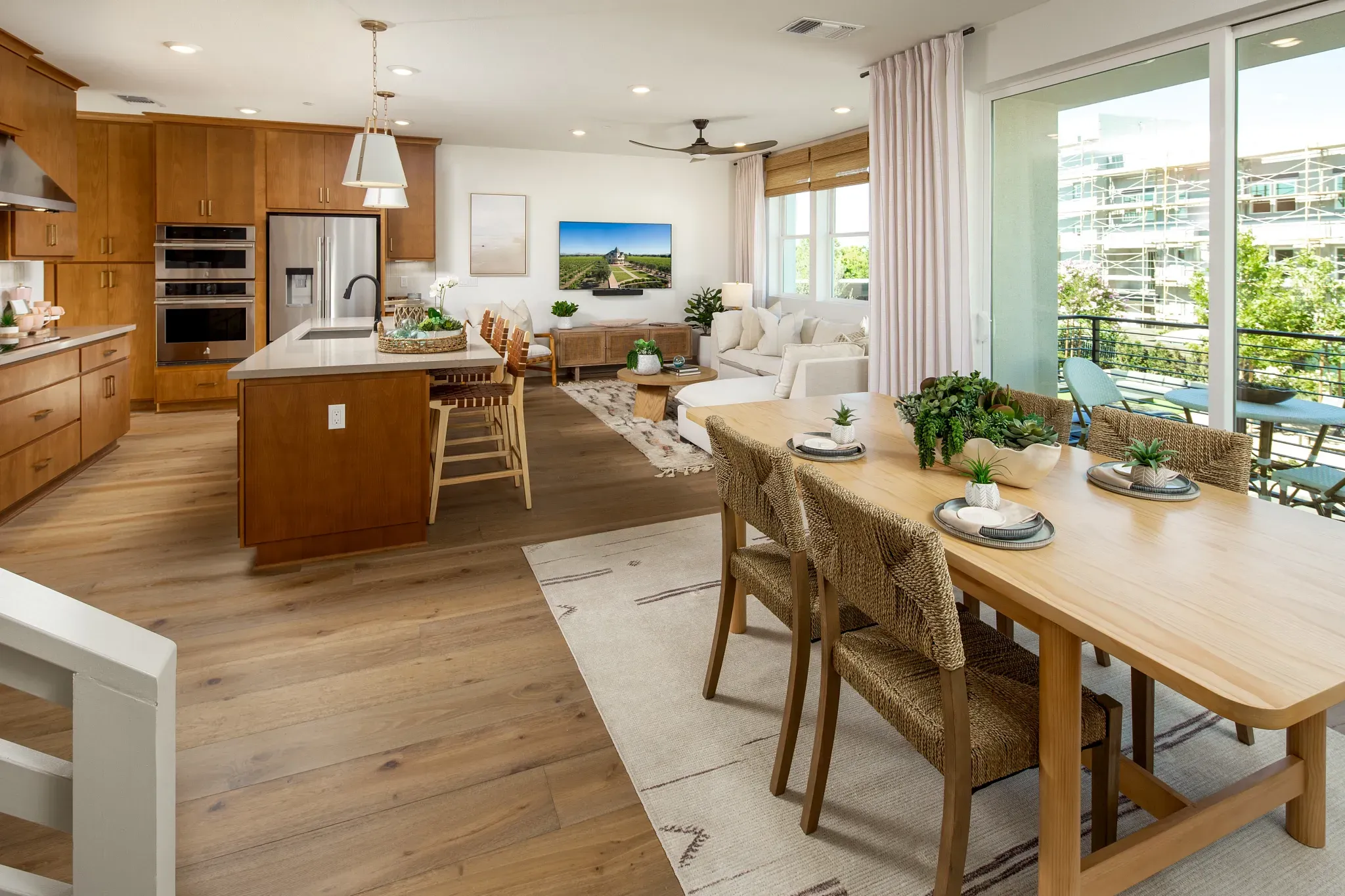 Serenity Plan 3 Model Kitchen, Dining, & Great Roo