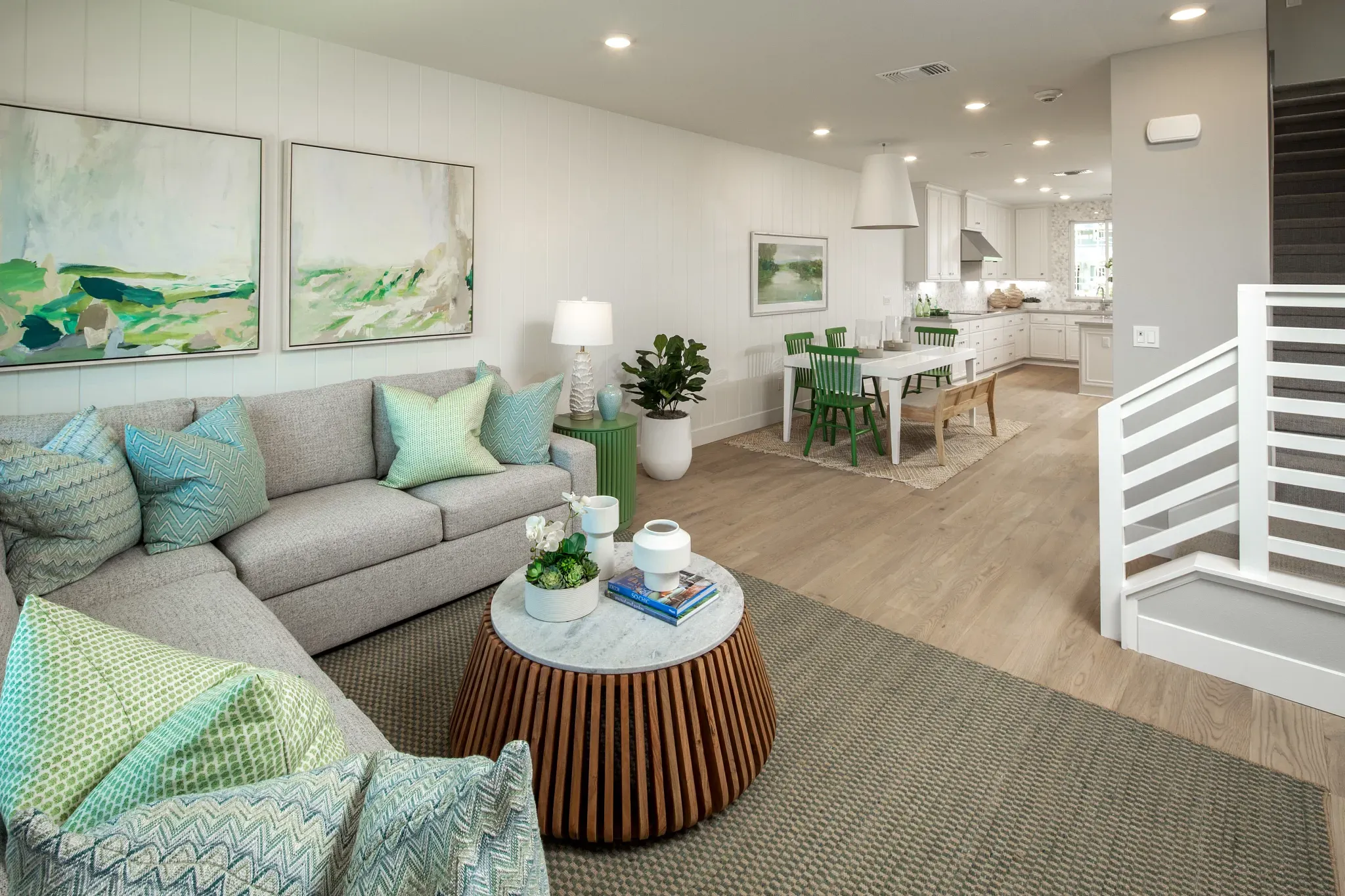 Serenity Plan 4 Model Great Room & Dining