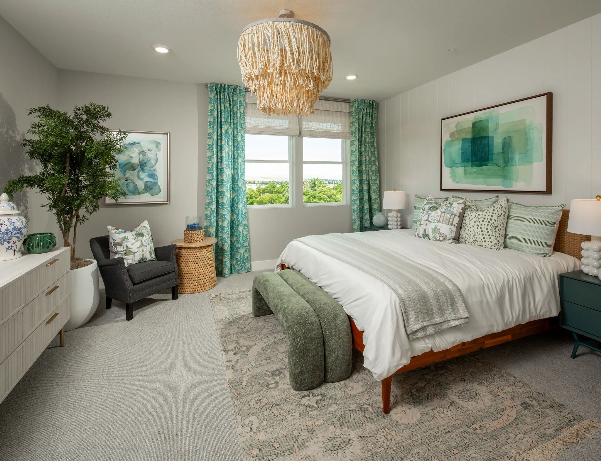 Serenity Plan 4 Model Primary Bedroom