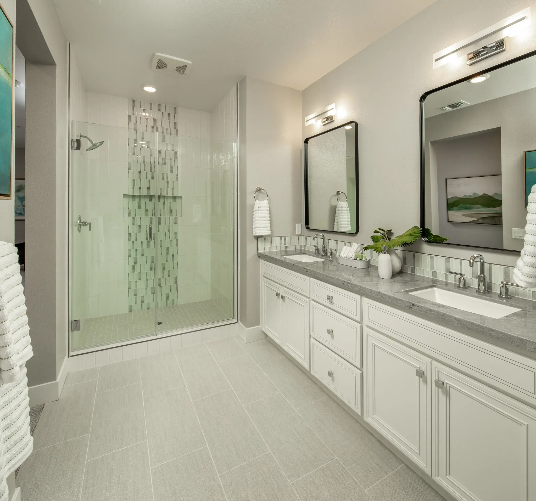 Serenity Plan 4 Model Primary Bathroom