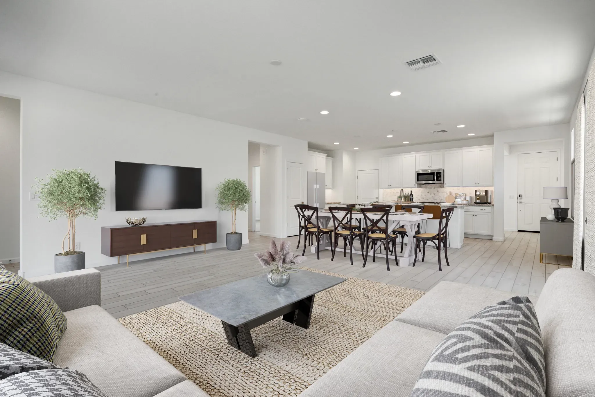Virtually Staged Great Room