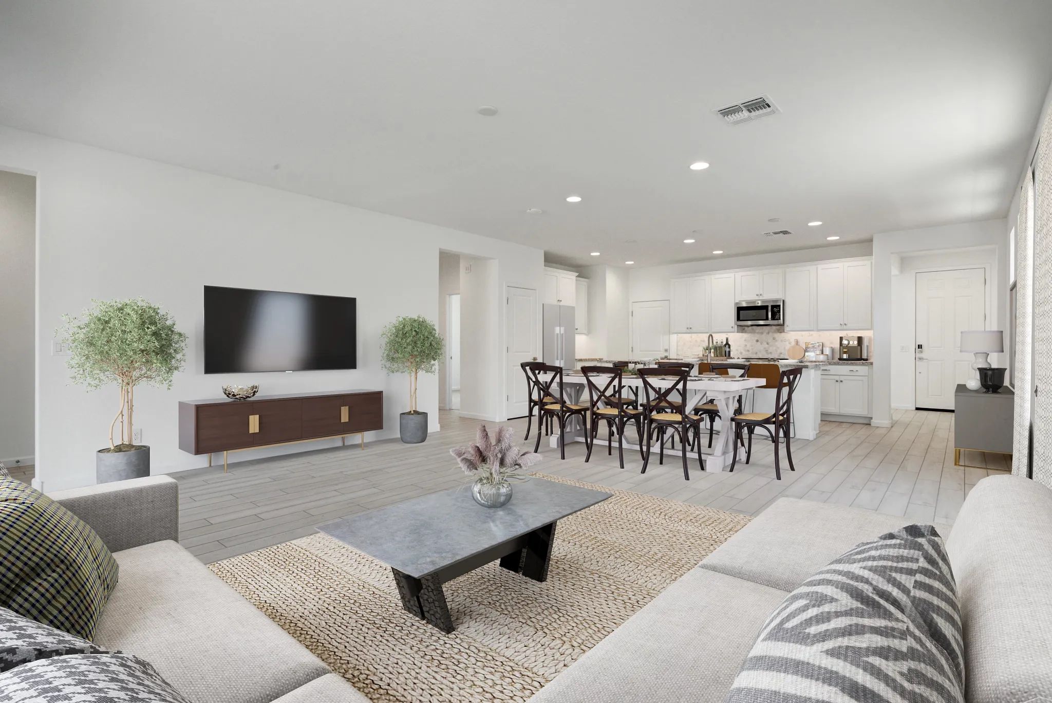 Virtually Staged Great Room