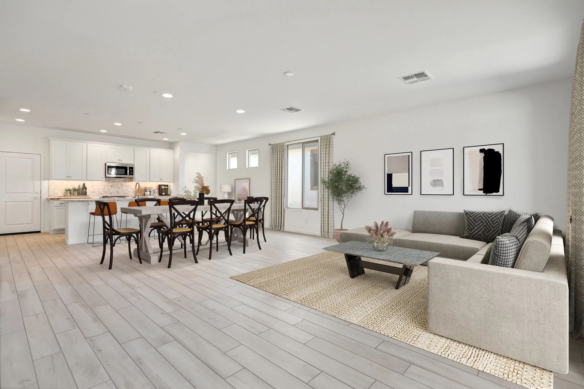 Virtually Staged Great Room