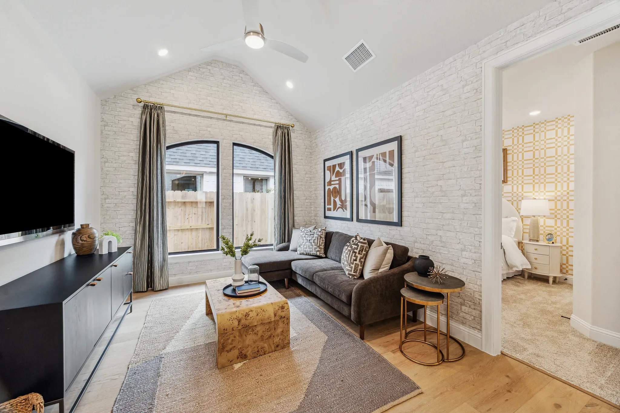 Plan 4043 flex room - staged