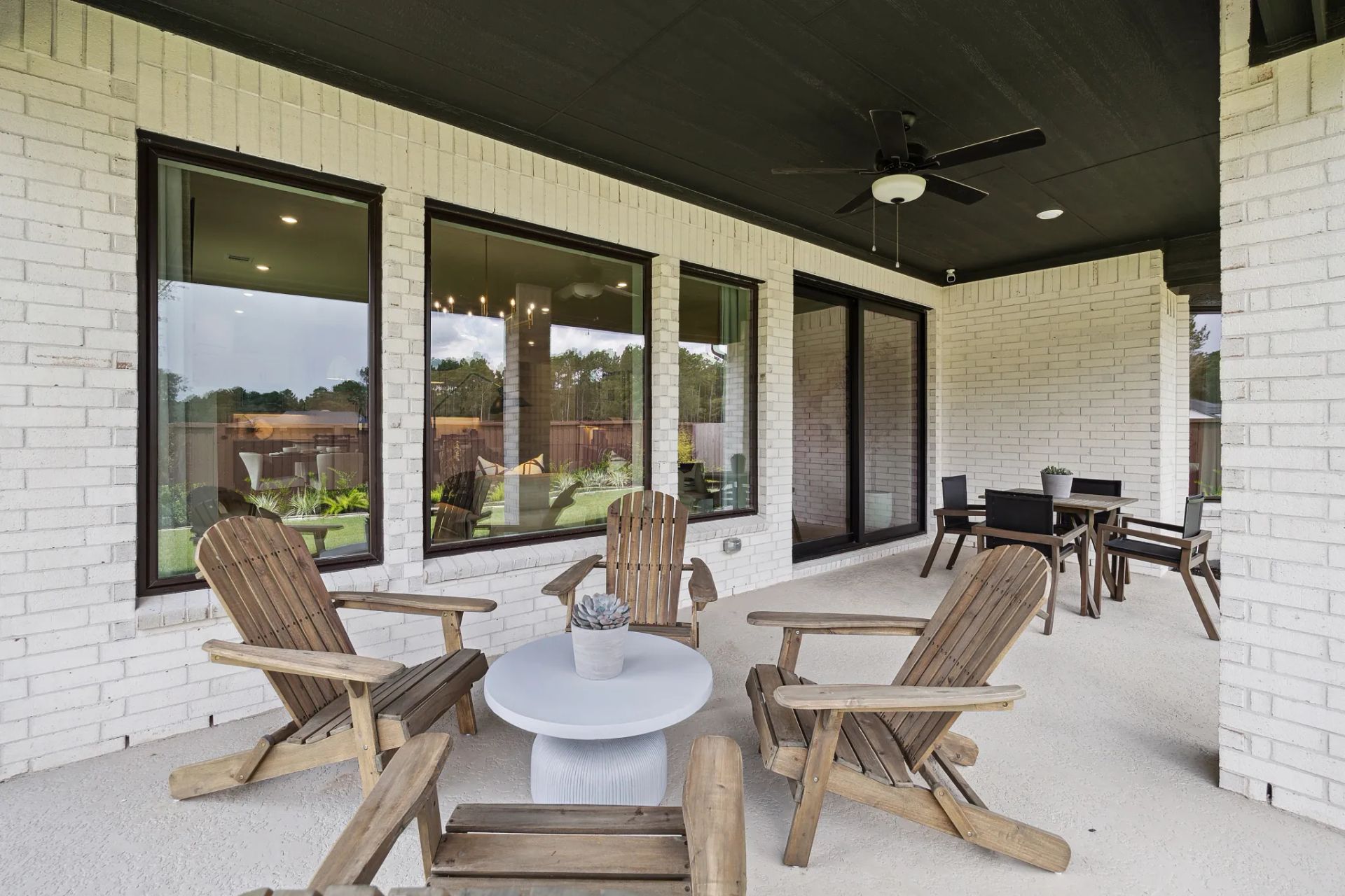 Plan 4043 model outdoor living