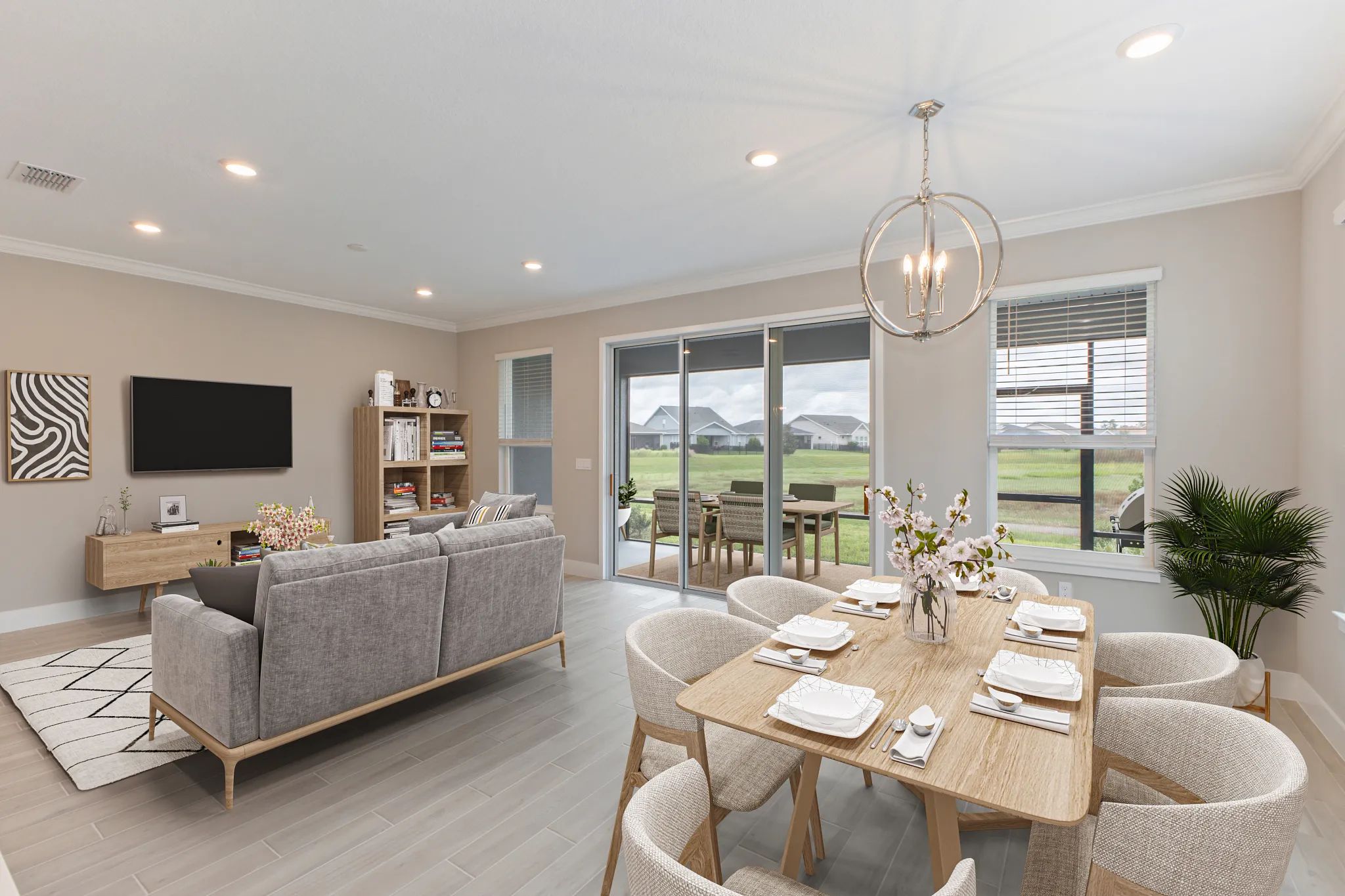Virtually Staged Great Room