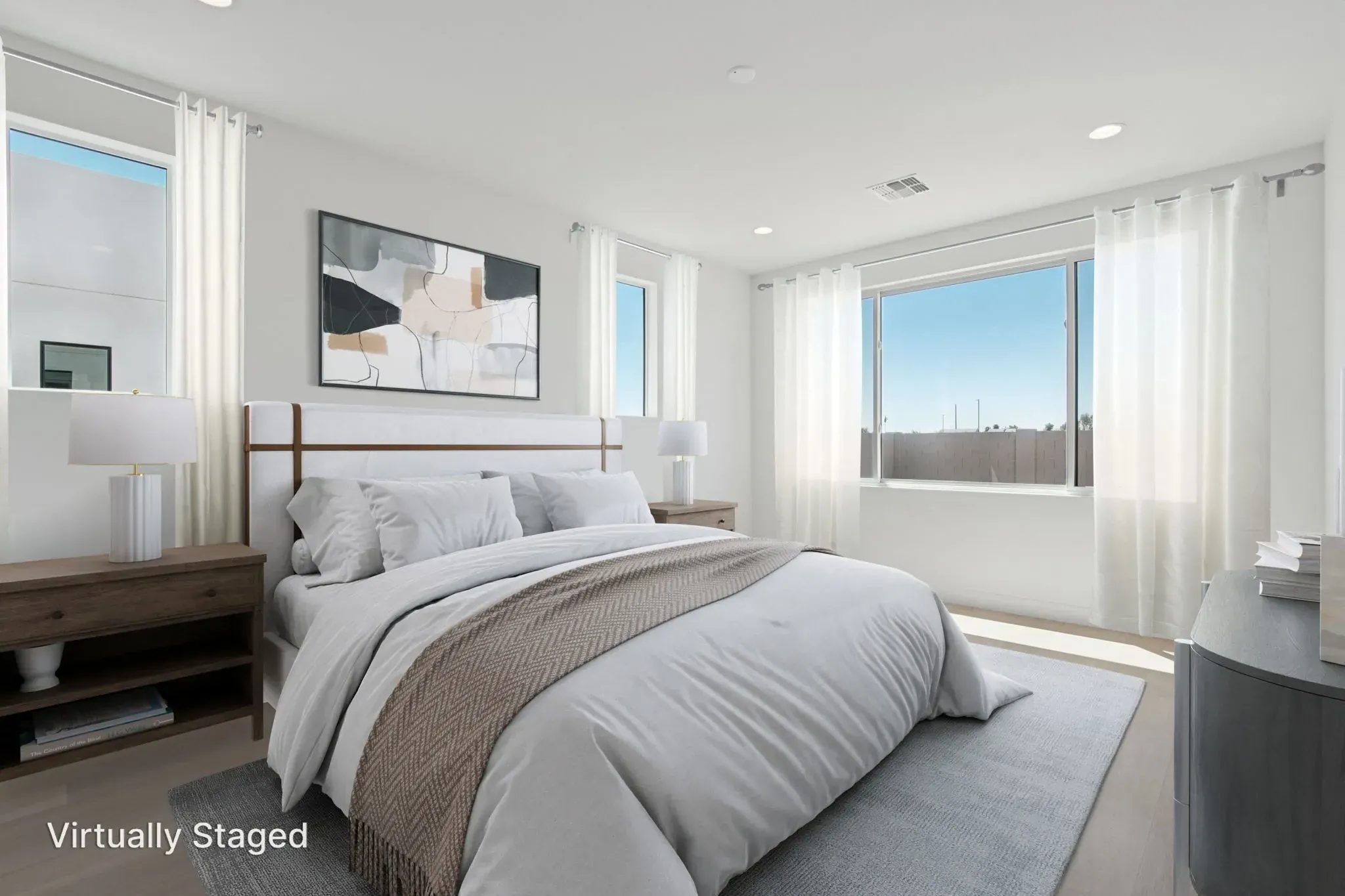 Primary Bedroom Virtually Staged