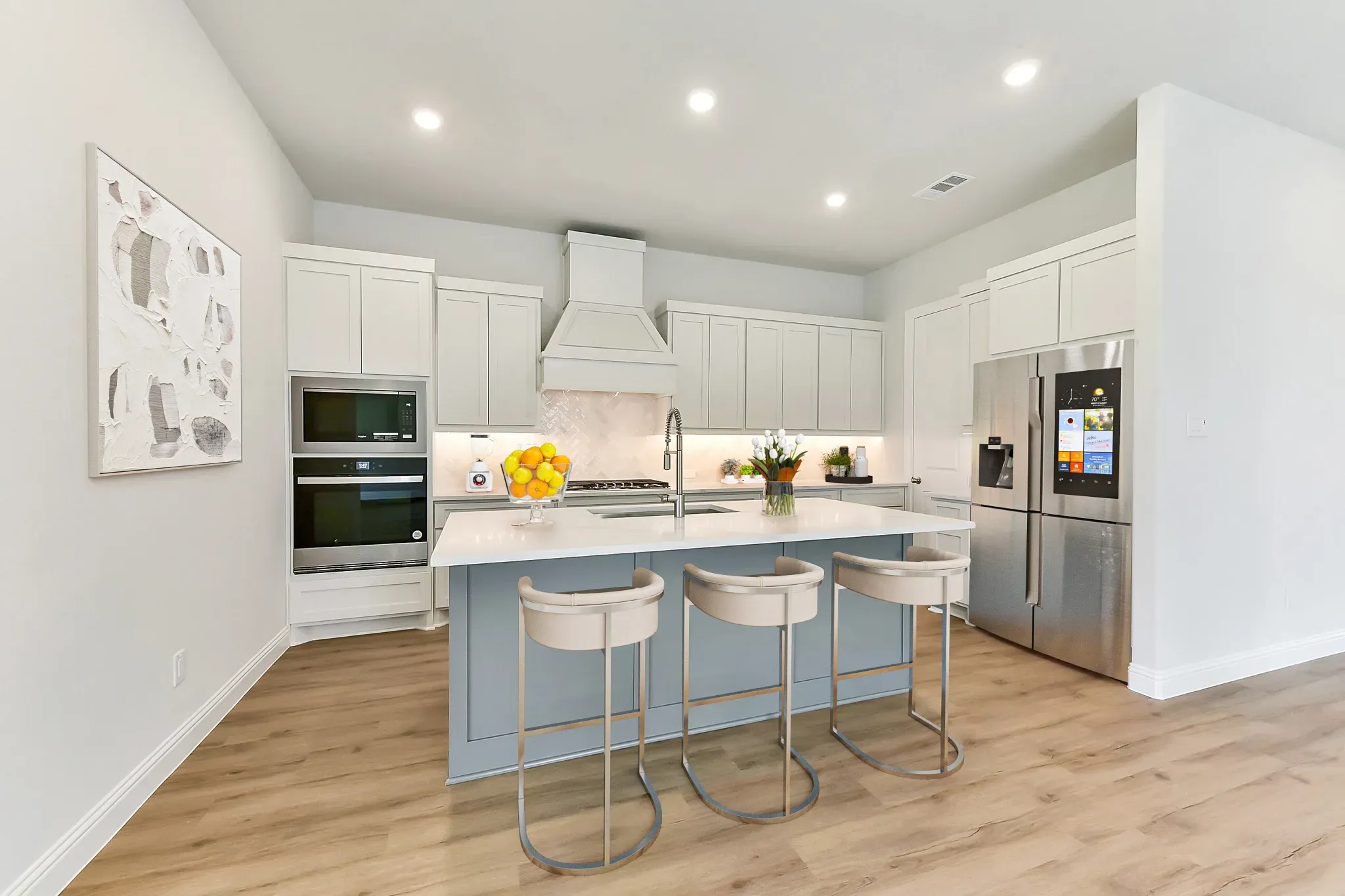 Plan 4029 kitchen - staged