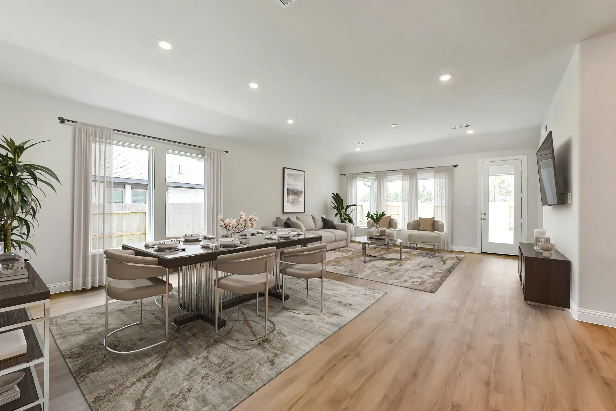 Plan 4029 great room - staged