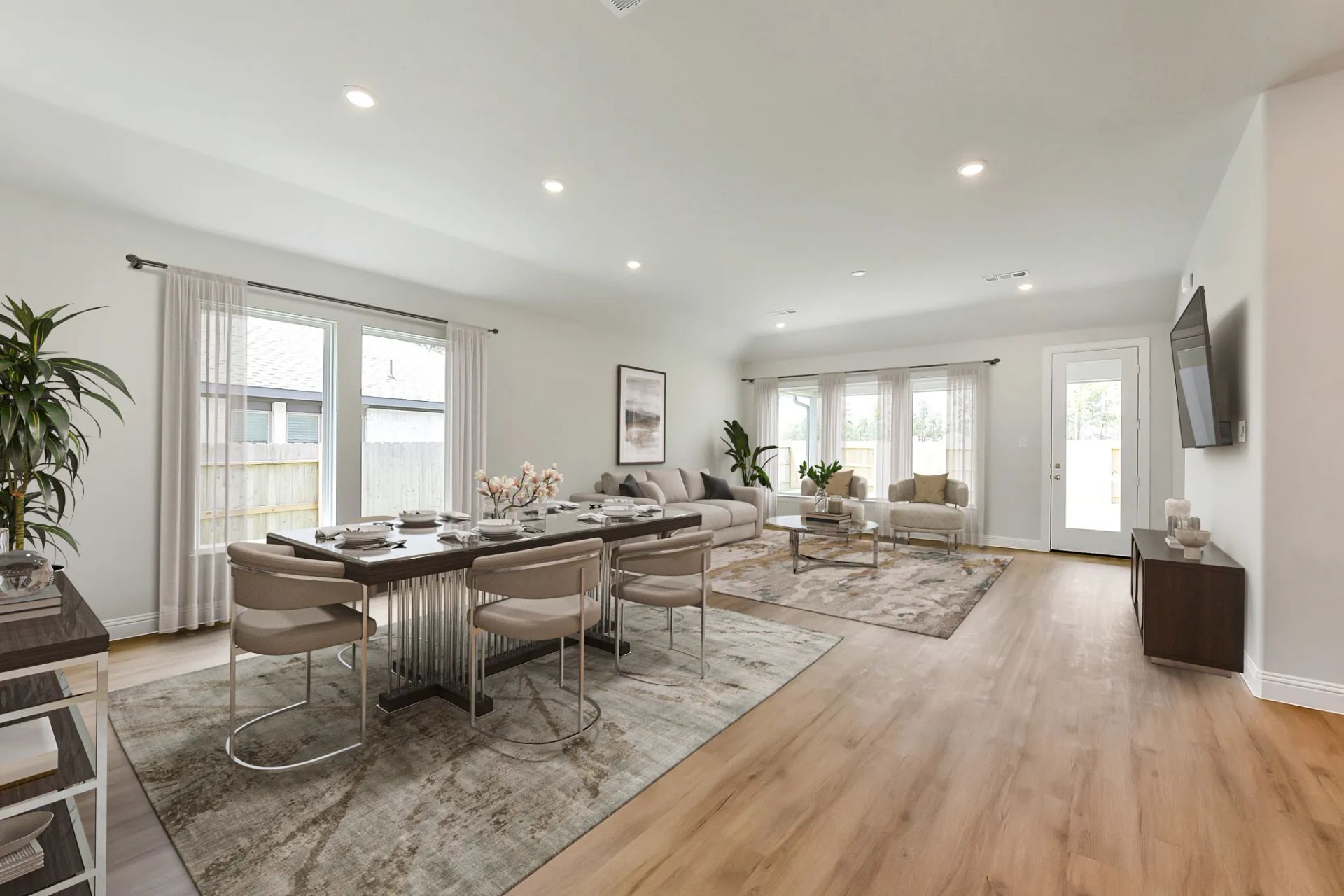 Plan 4029 great room - staged