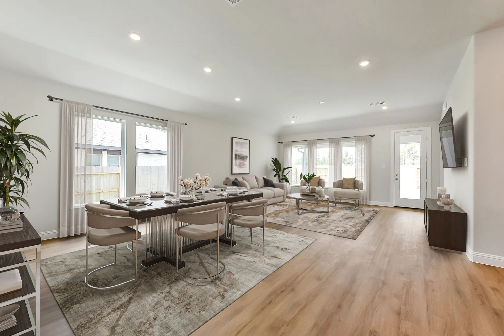 Plan 4029 great room - staged