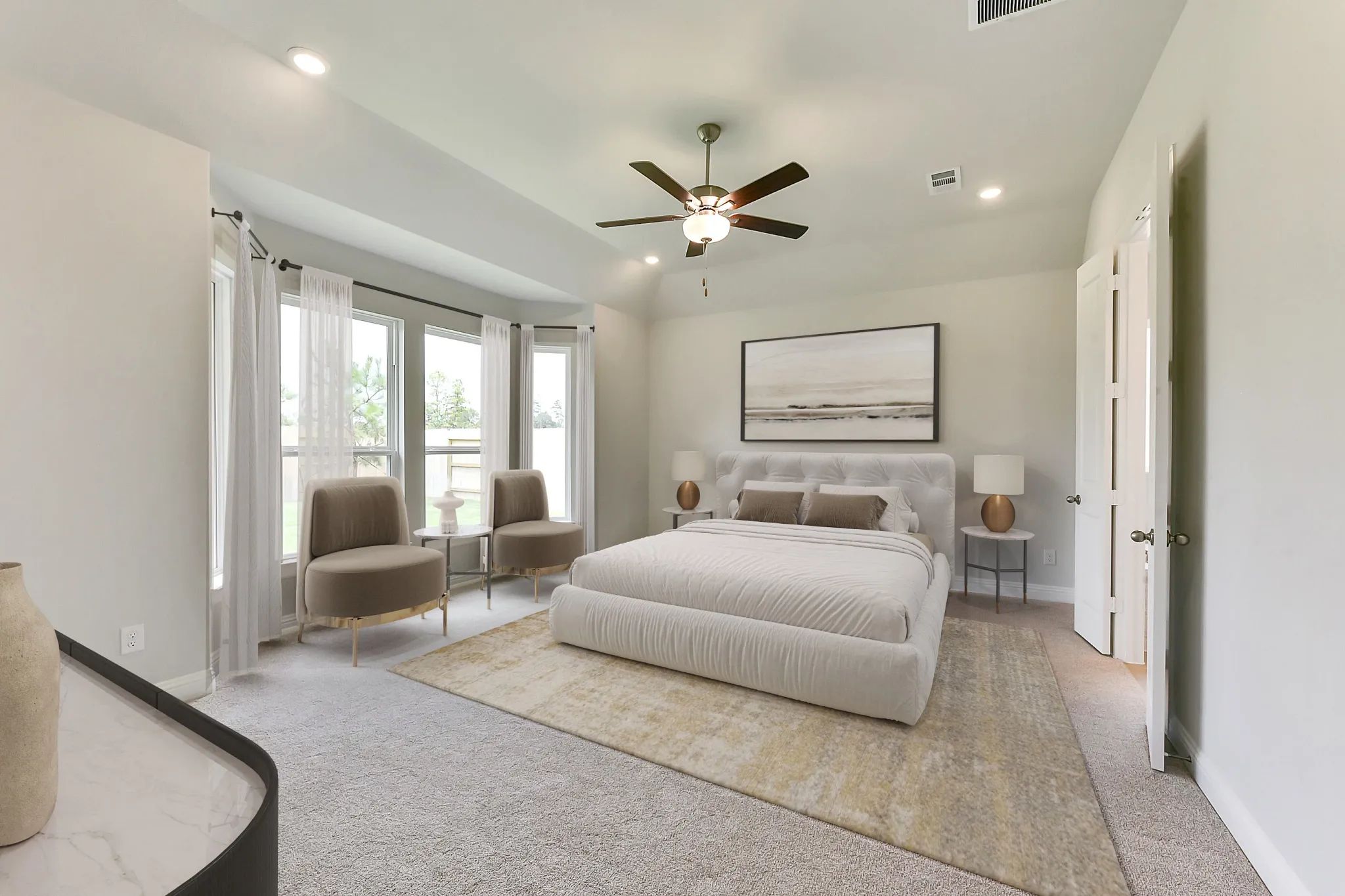 Plan 4029 primary bed - staged
