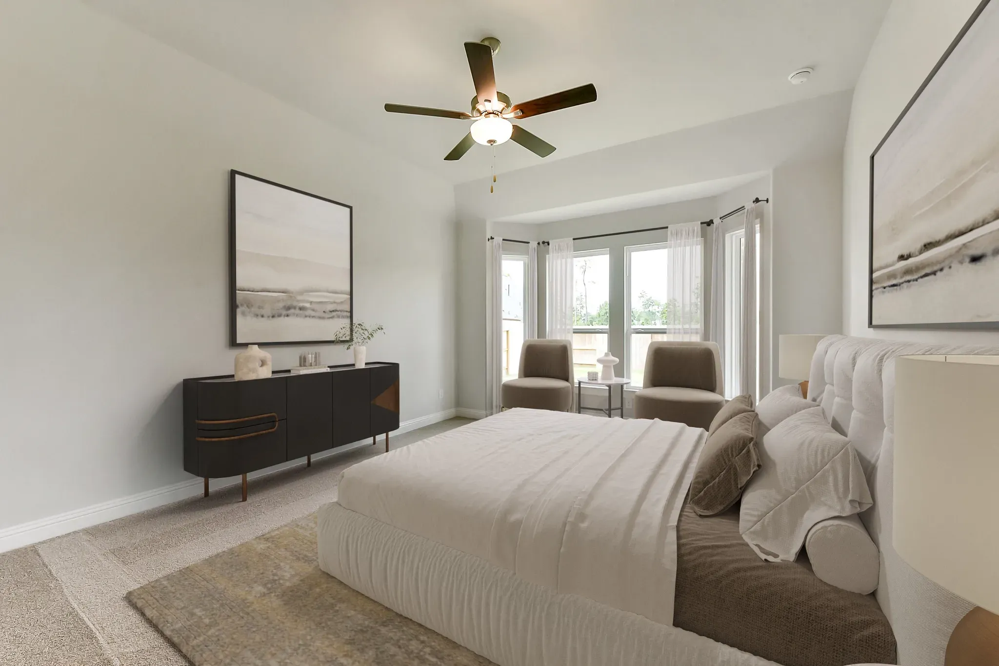 Plan 4039 primary bed - staged