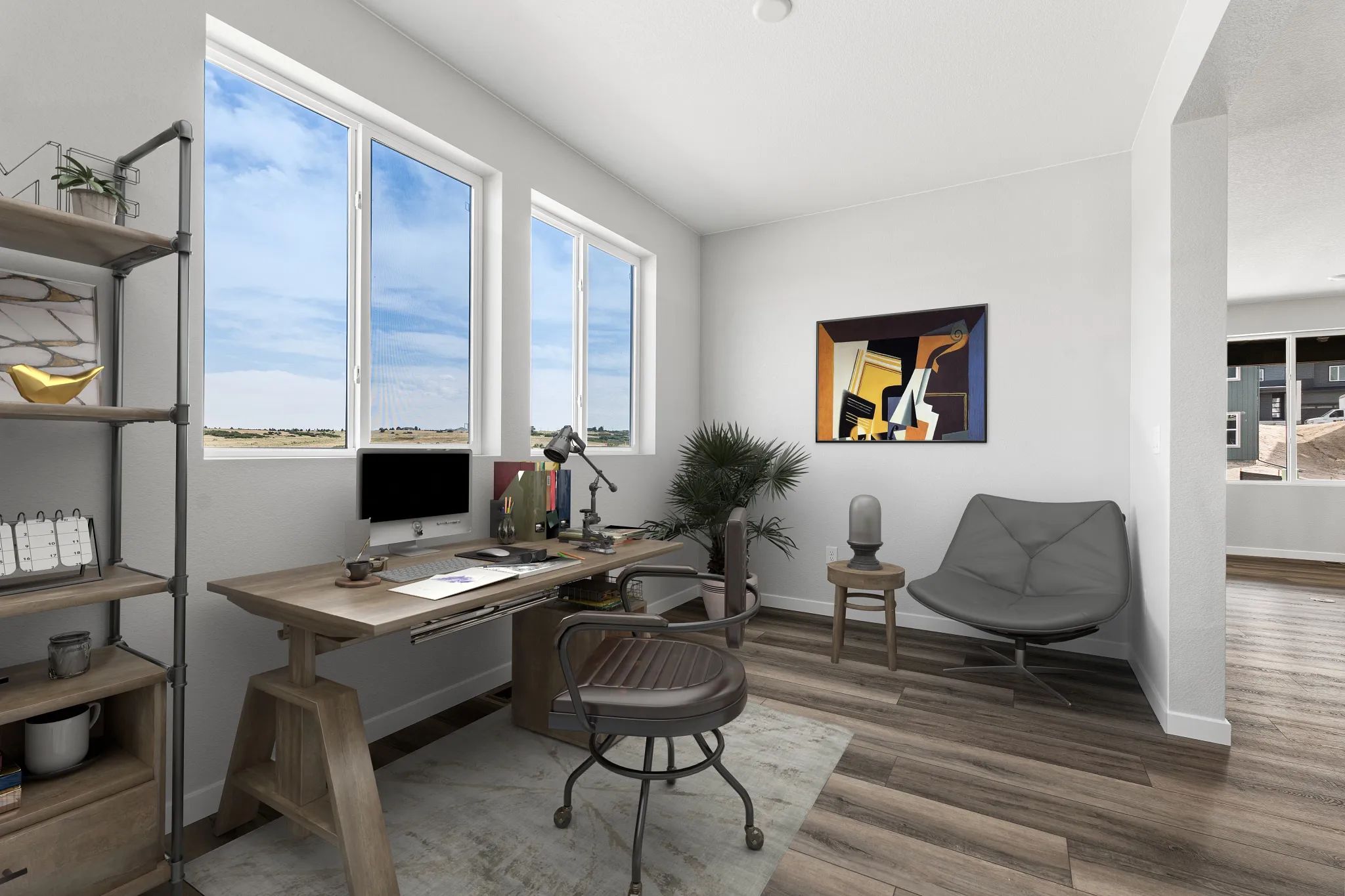 Overton Study - Virtually Staged