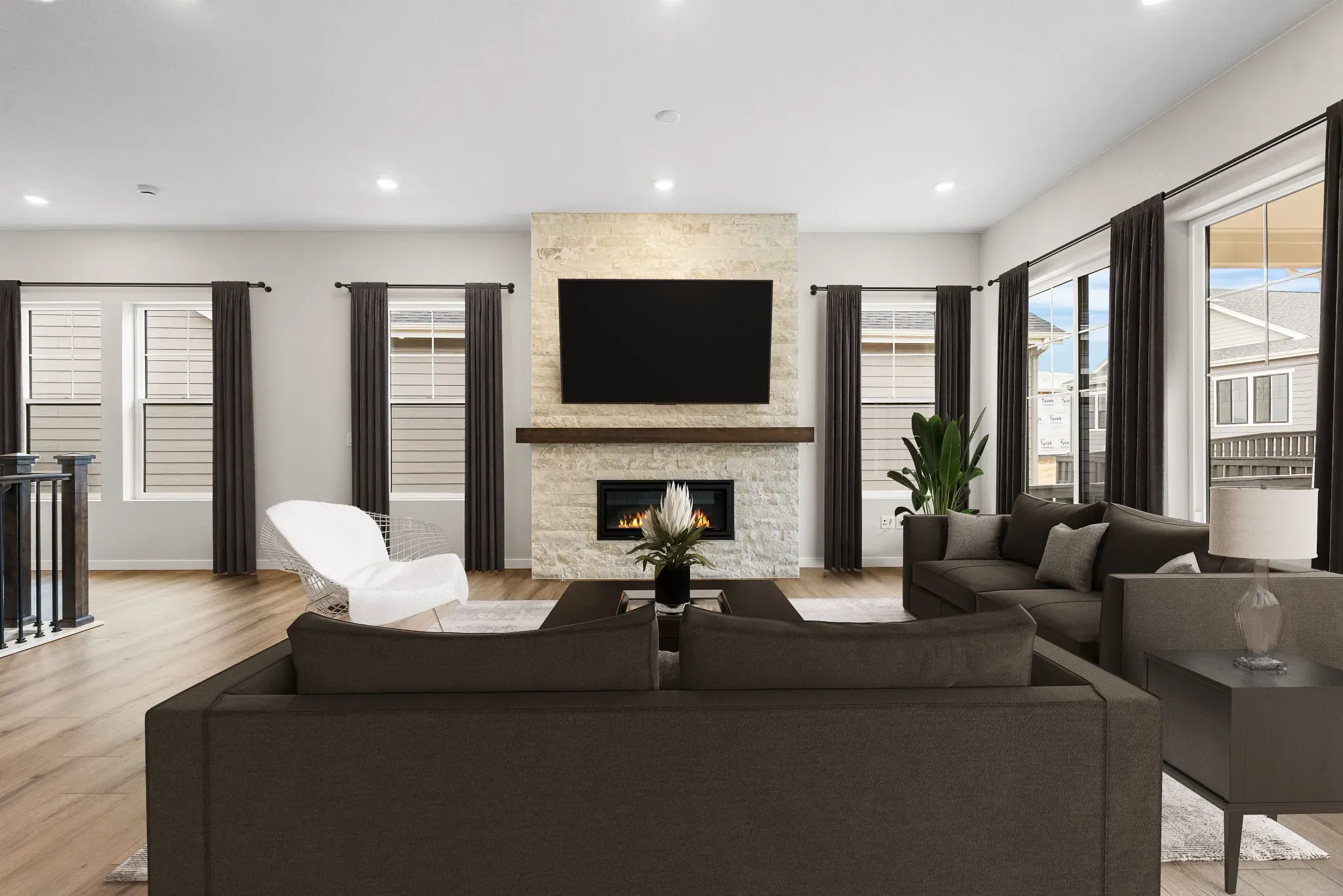 Homesite 72 Great Room - Virtually Staged