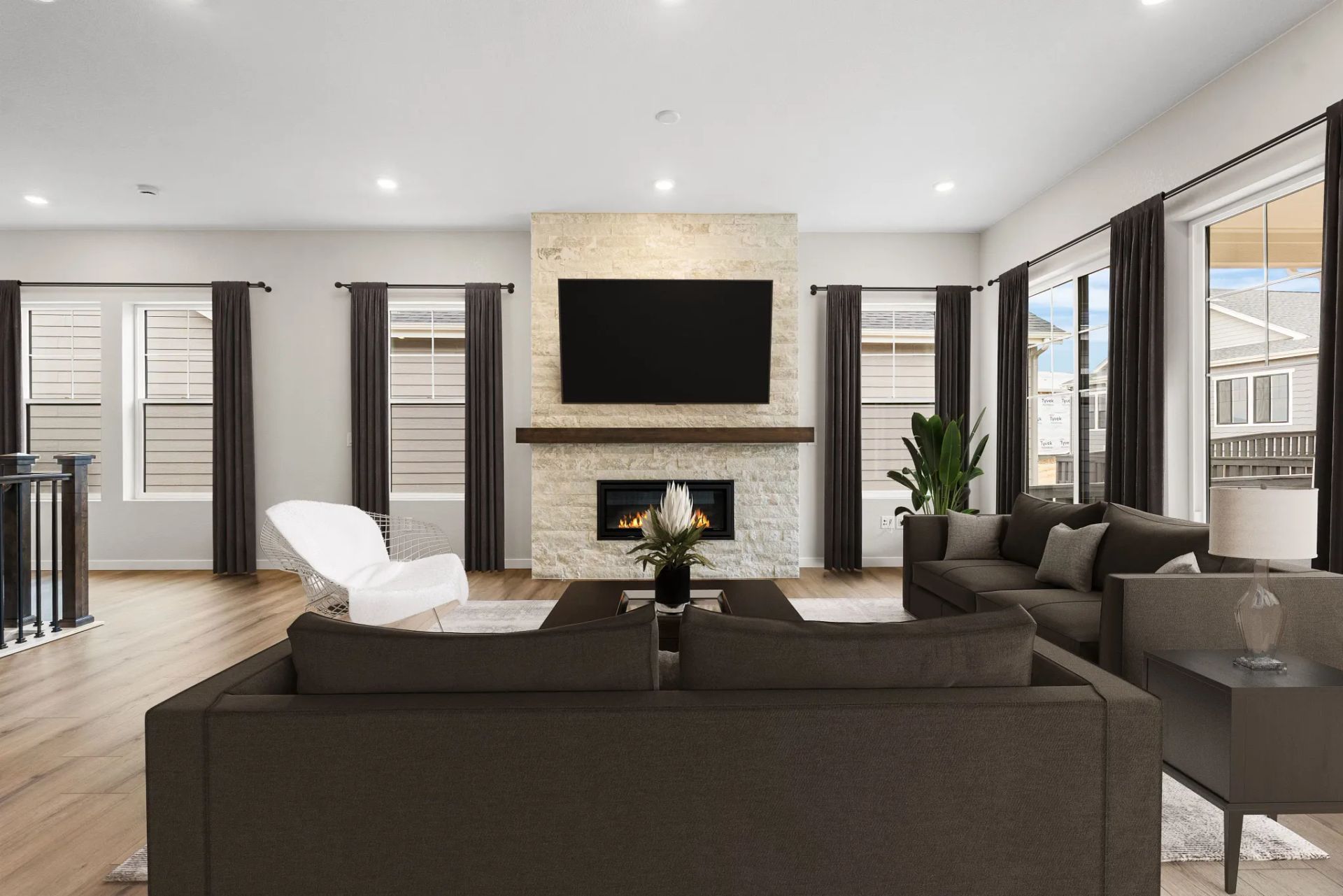 Homesite 72 Great Room - Virtually Staged