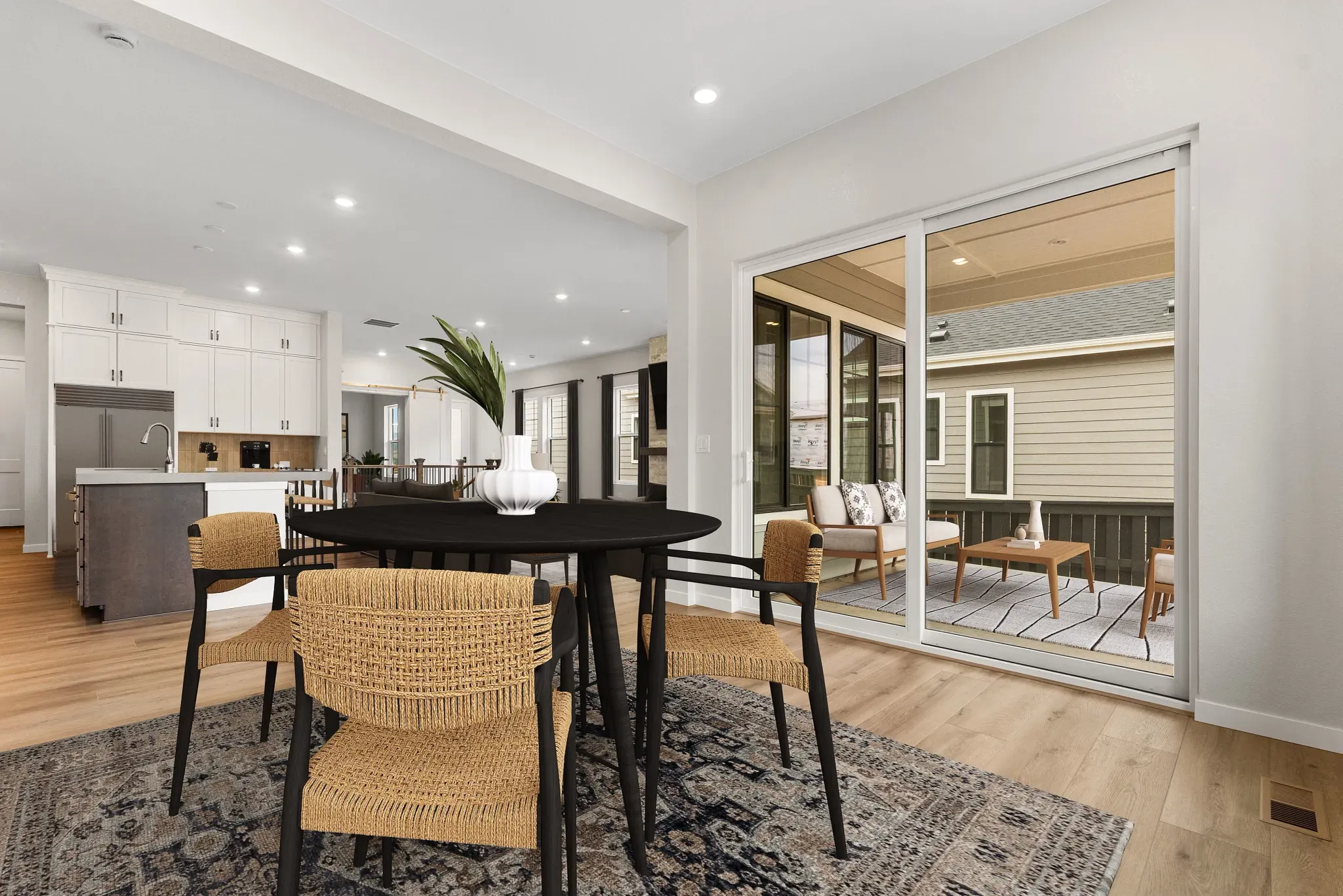 Homesite 72 Dining - Virtually Staged