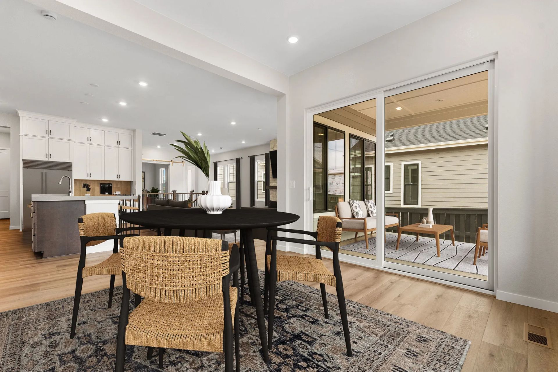 Homesite 72 Dining - Virtually Staged