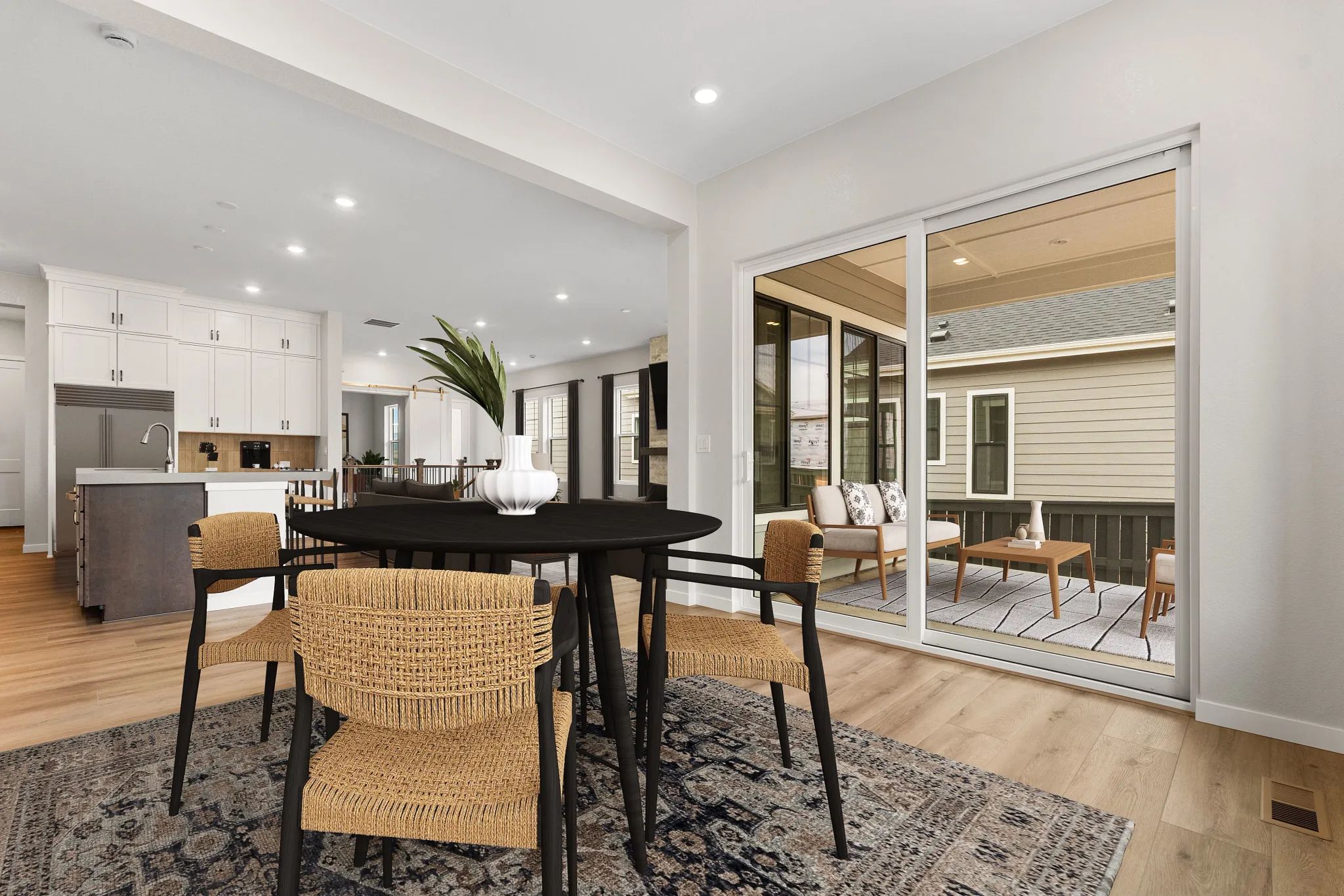 Homesite 72 Dining - Virtually Staged