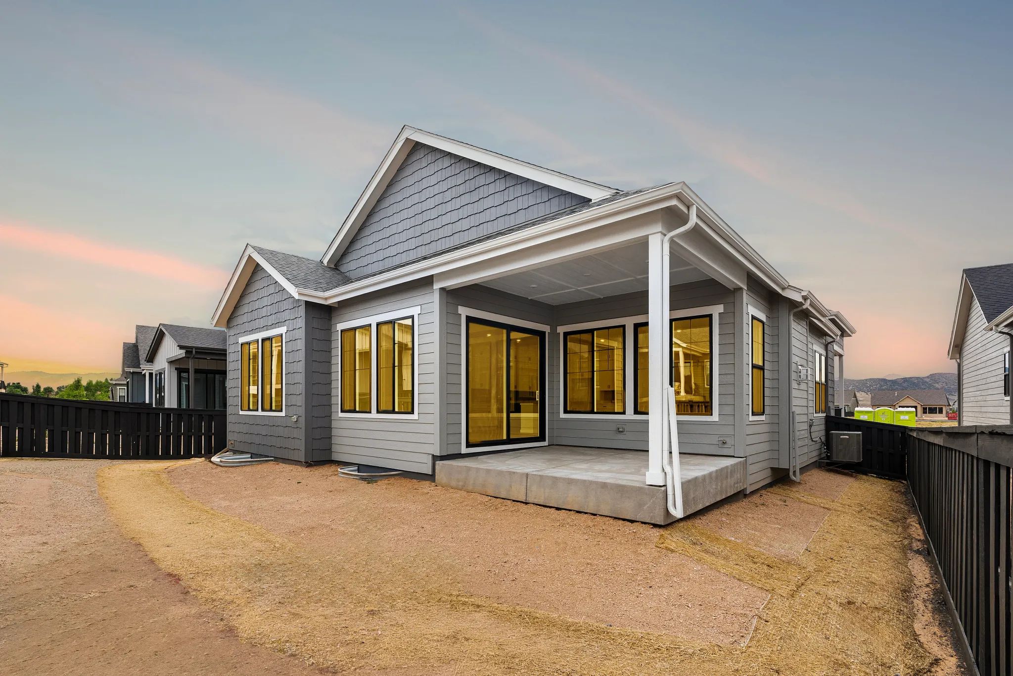 Homesite 72 Backyard