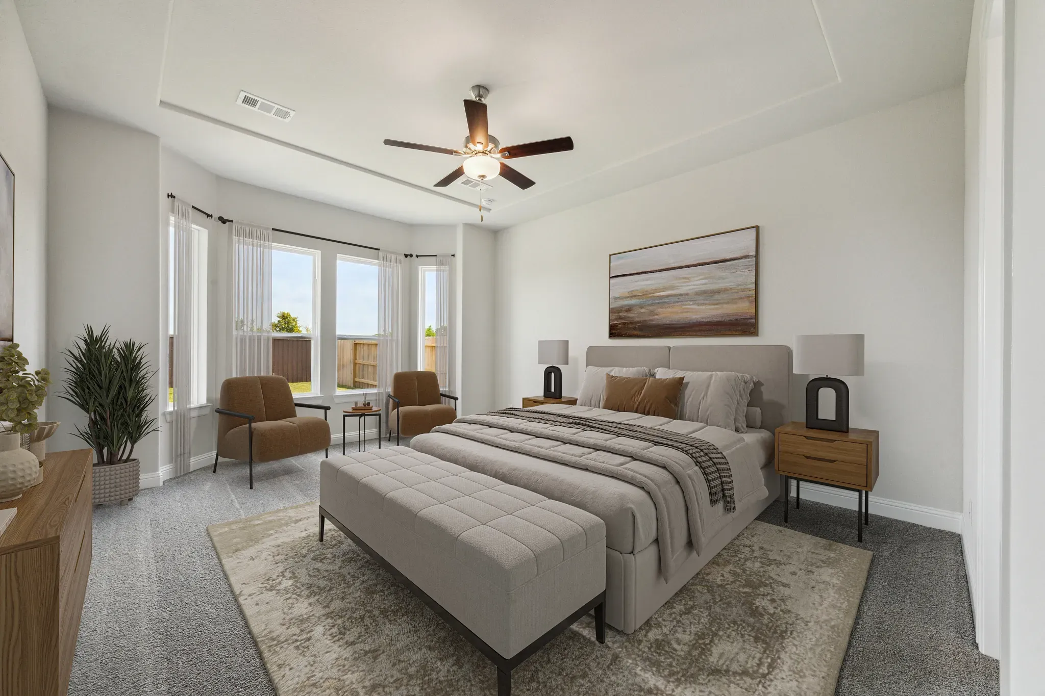 Plan 5072 primary bed
