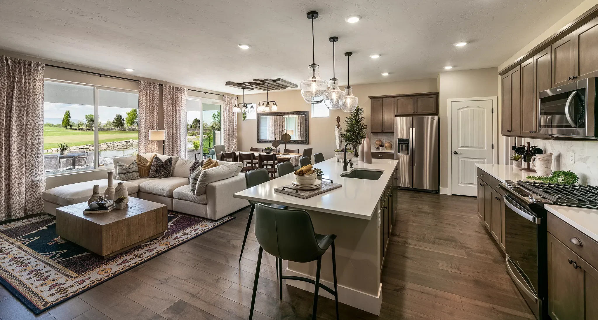 Affirm Model Home Kitchen & Great Room