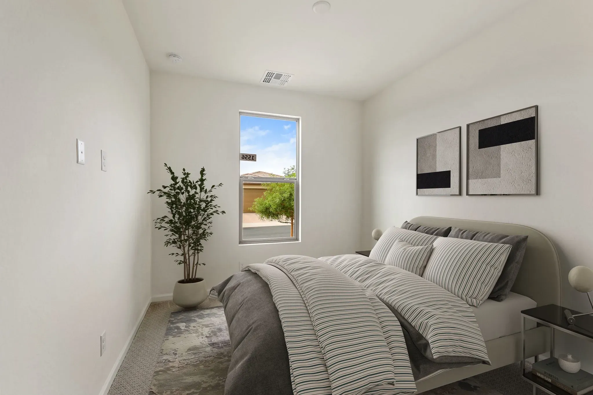 Virtually Staged Dream Guest Bed