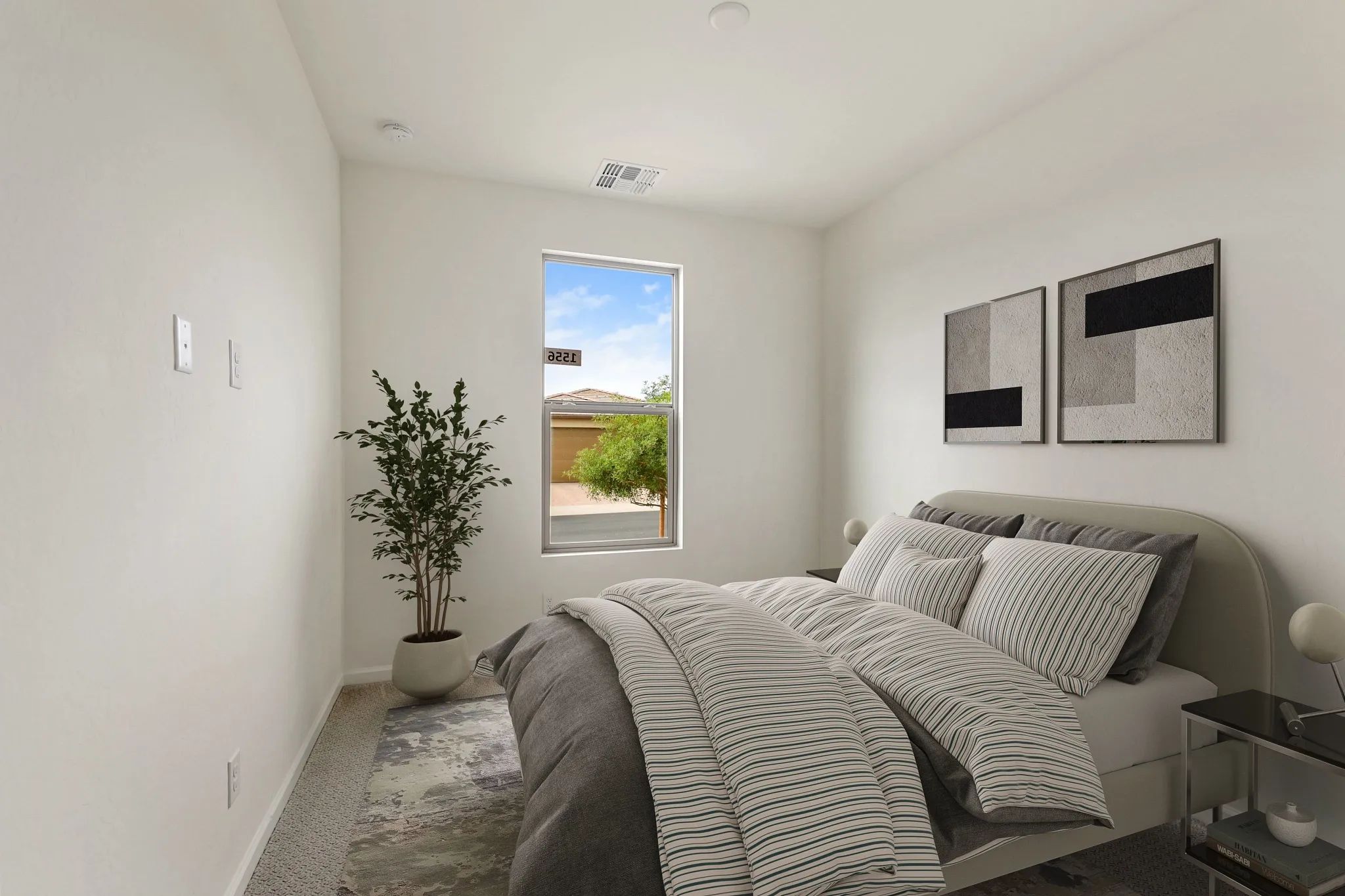 Virtually Staged Dream Guest Bed