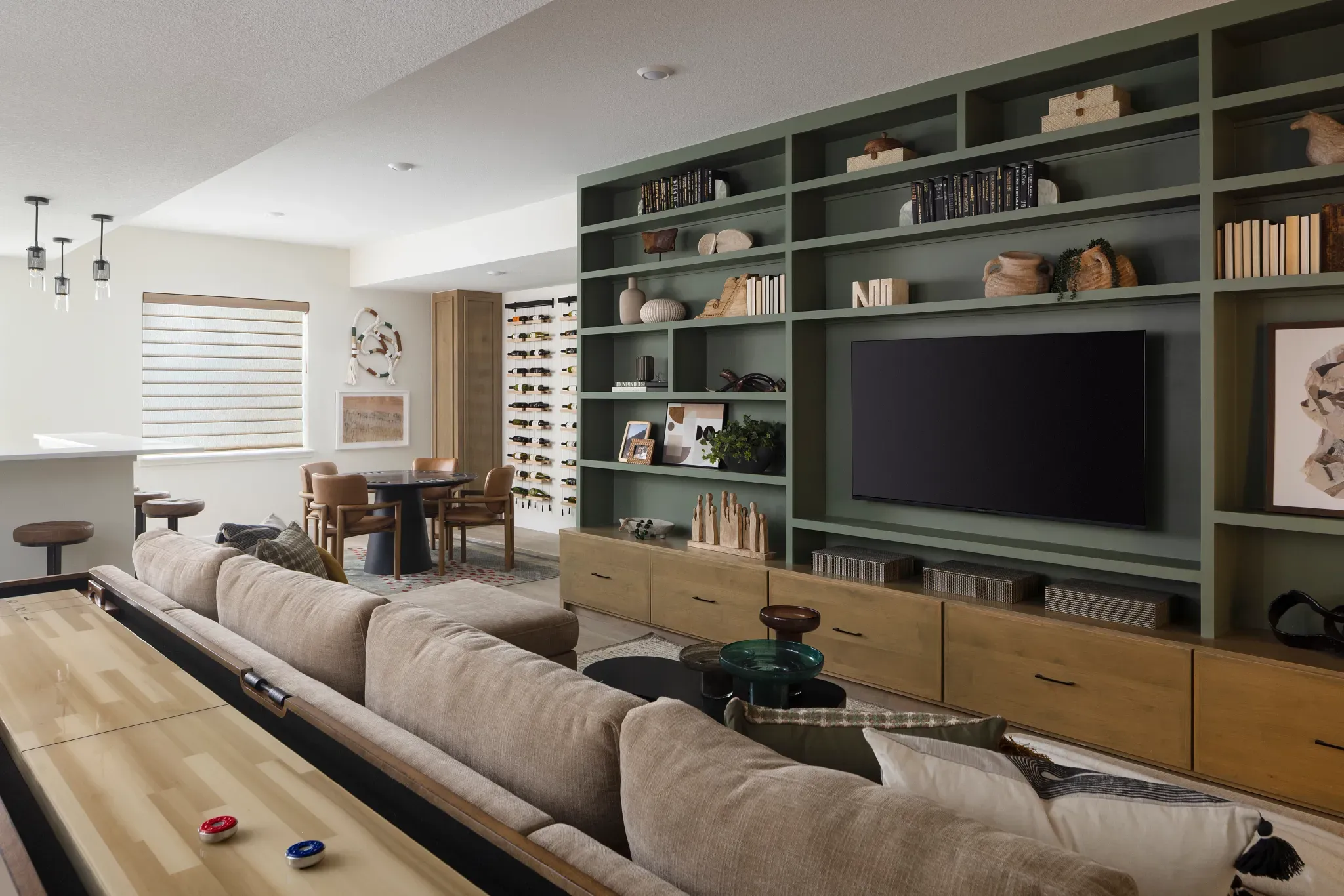 Madison Model Finished Basement