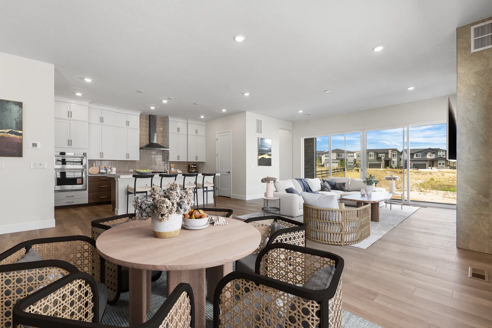 Homesite 51 Dining, Great Room + Kitchen - Virtual