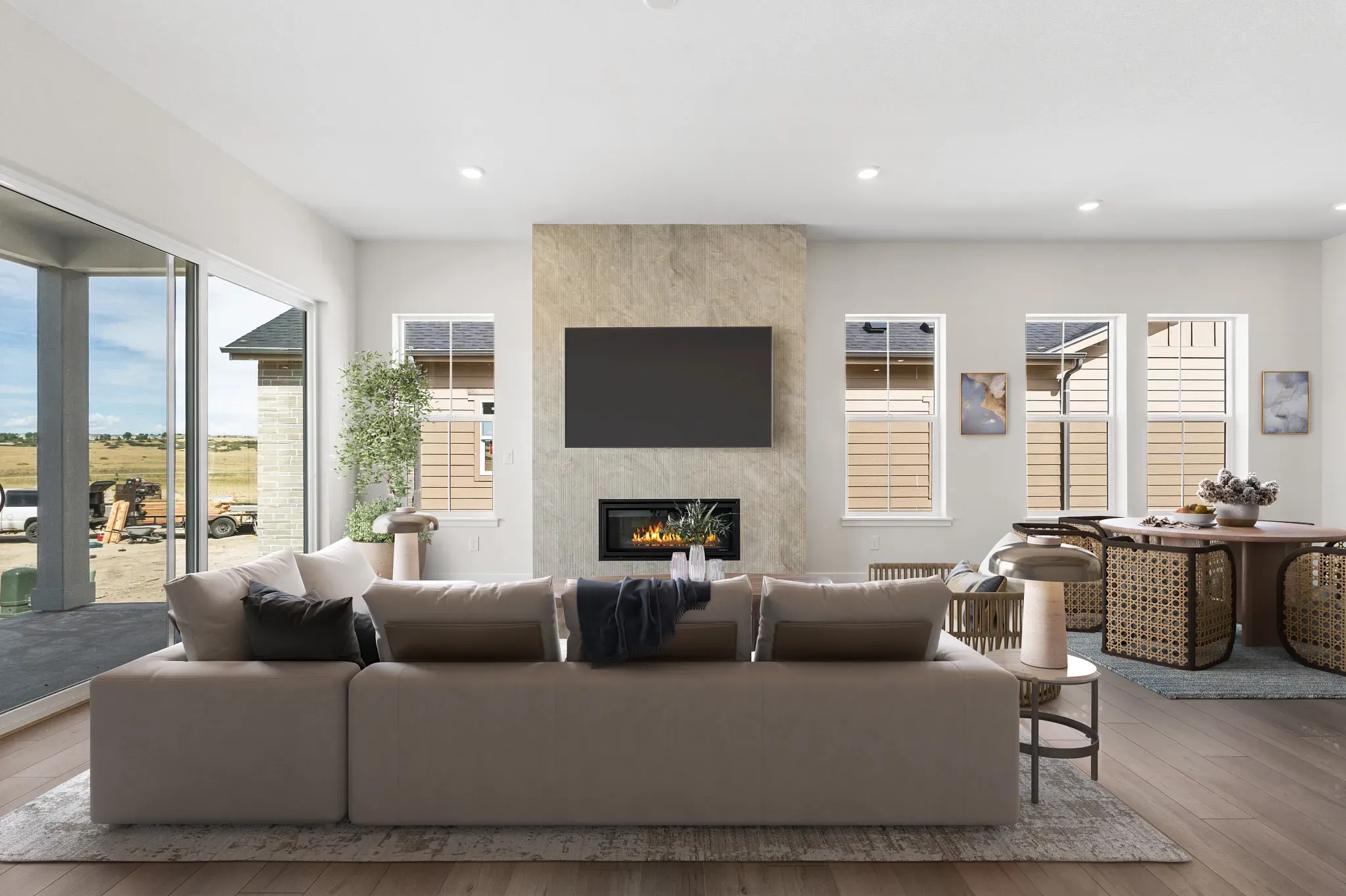 Homesite 51 Great Room - Virtually Staged