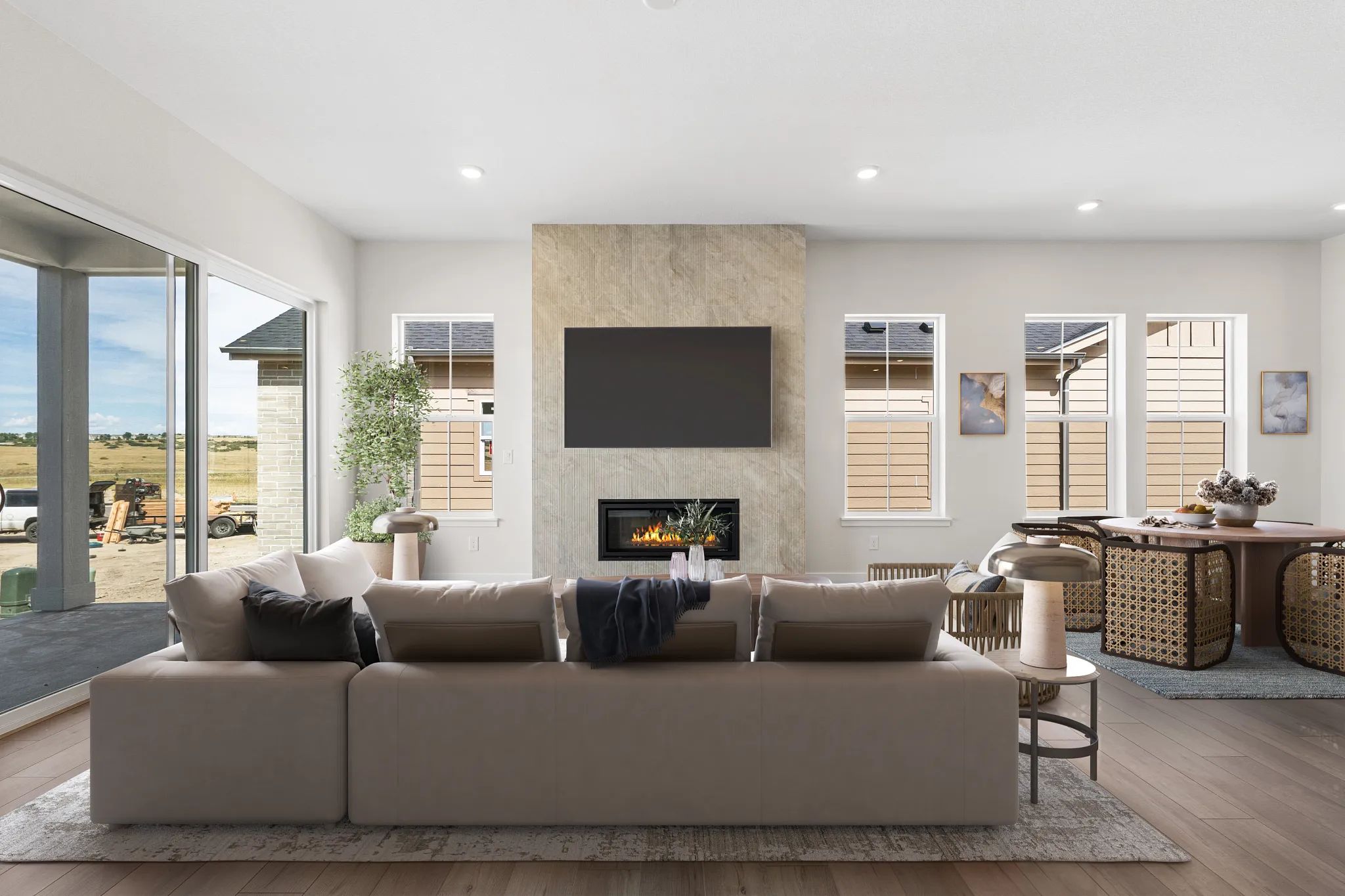 Homesite 51 Great Room - Virtually Staged