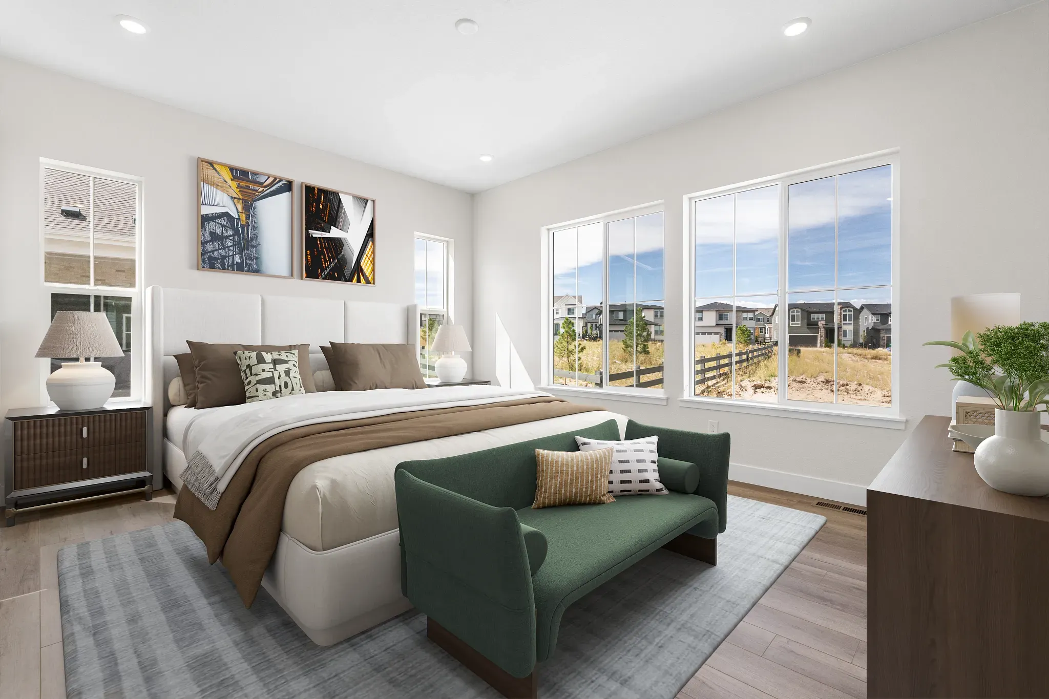Homesite 51 Primary Bedroom - Virtually Staged