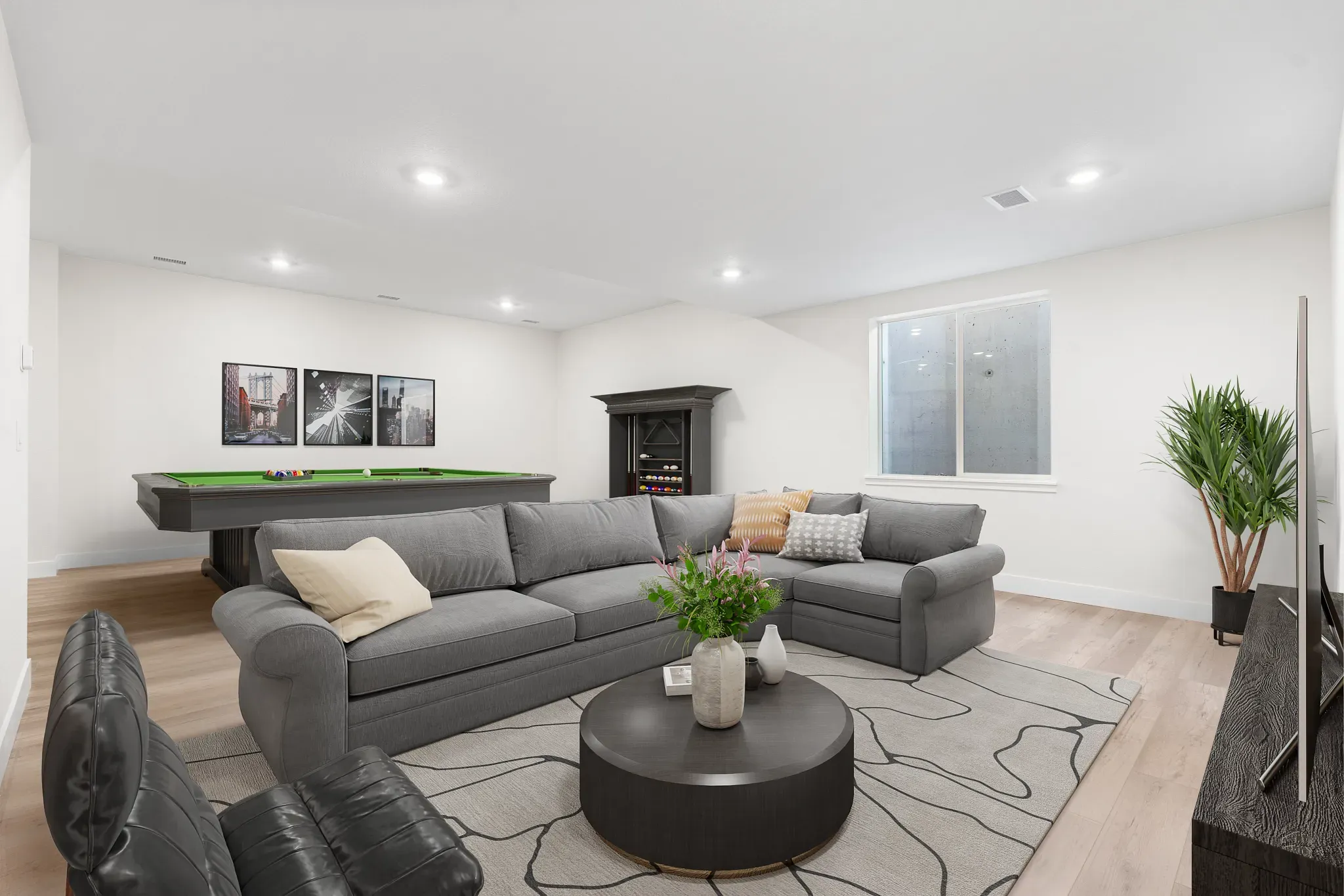 Homesite 51 Finished Basement - Virtually Staged