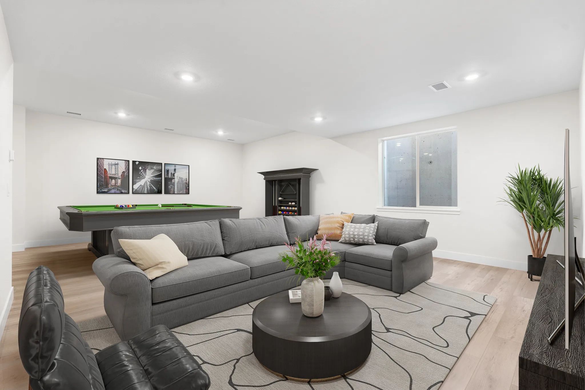 Homesite 51 Finished Basement - Virtually Staged