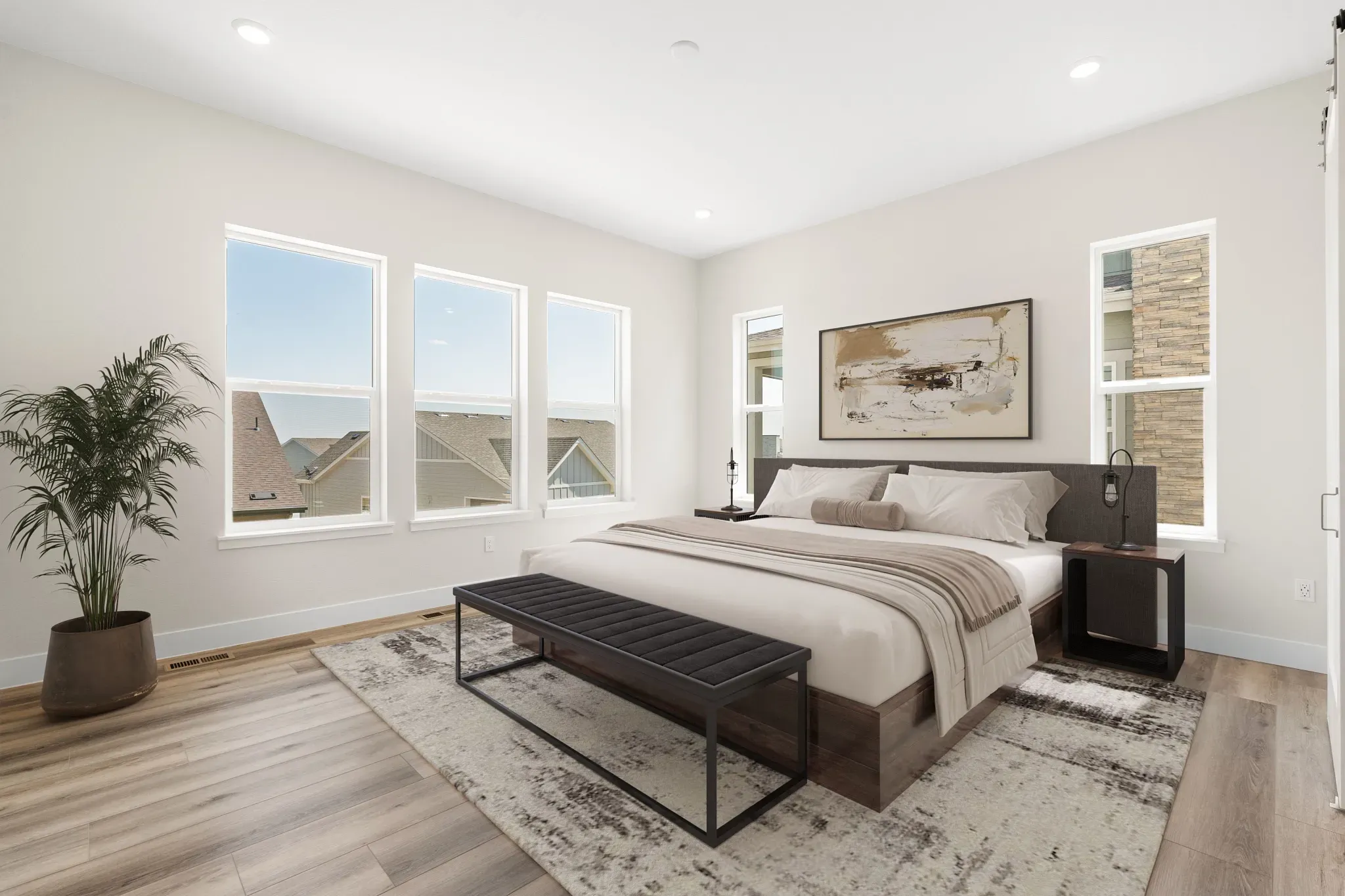 Homesite 8 Primary Bedroom - Virtually Staged