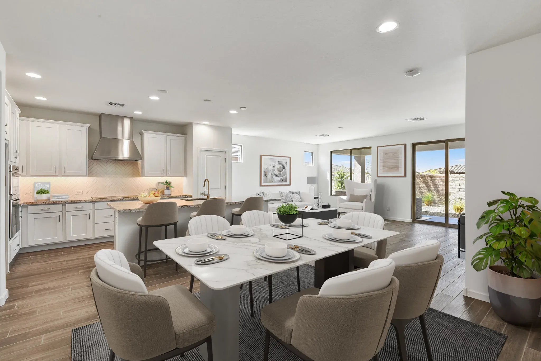 Virtually Staged  1581 Flourish Kitchen