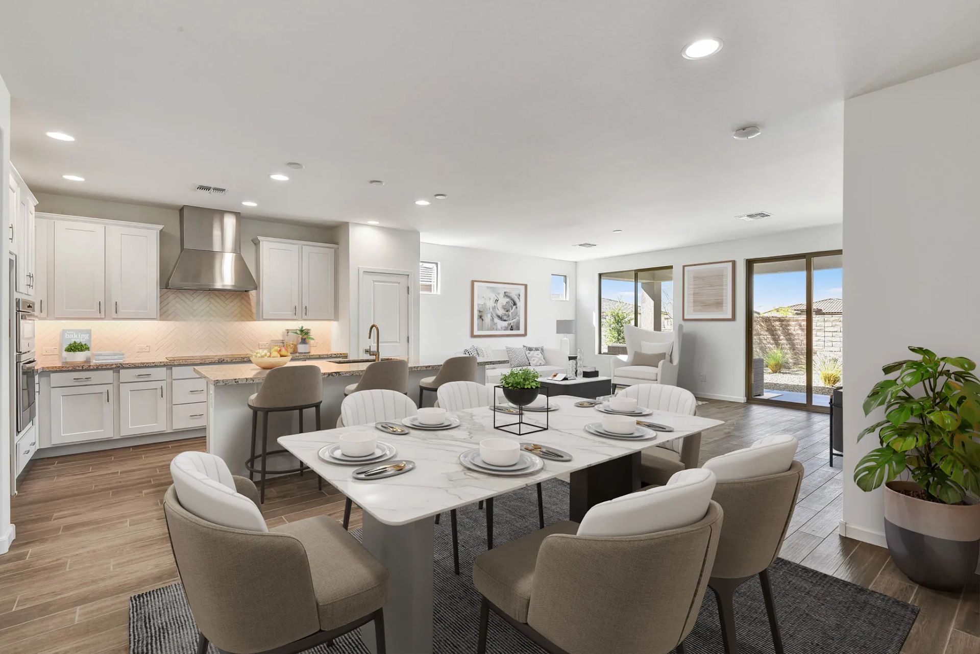 Virtually Staged  1581 Flourish Kitchen